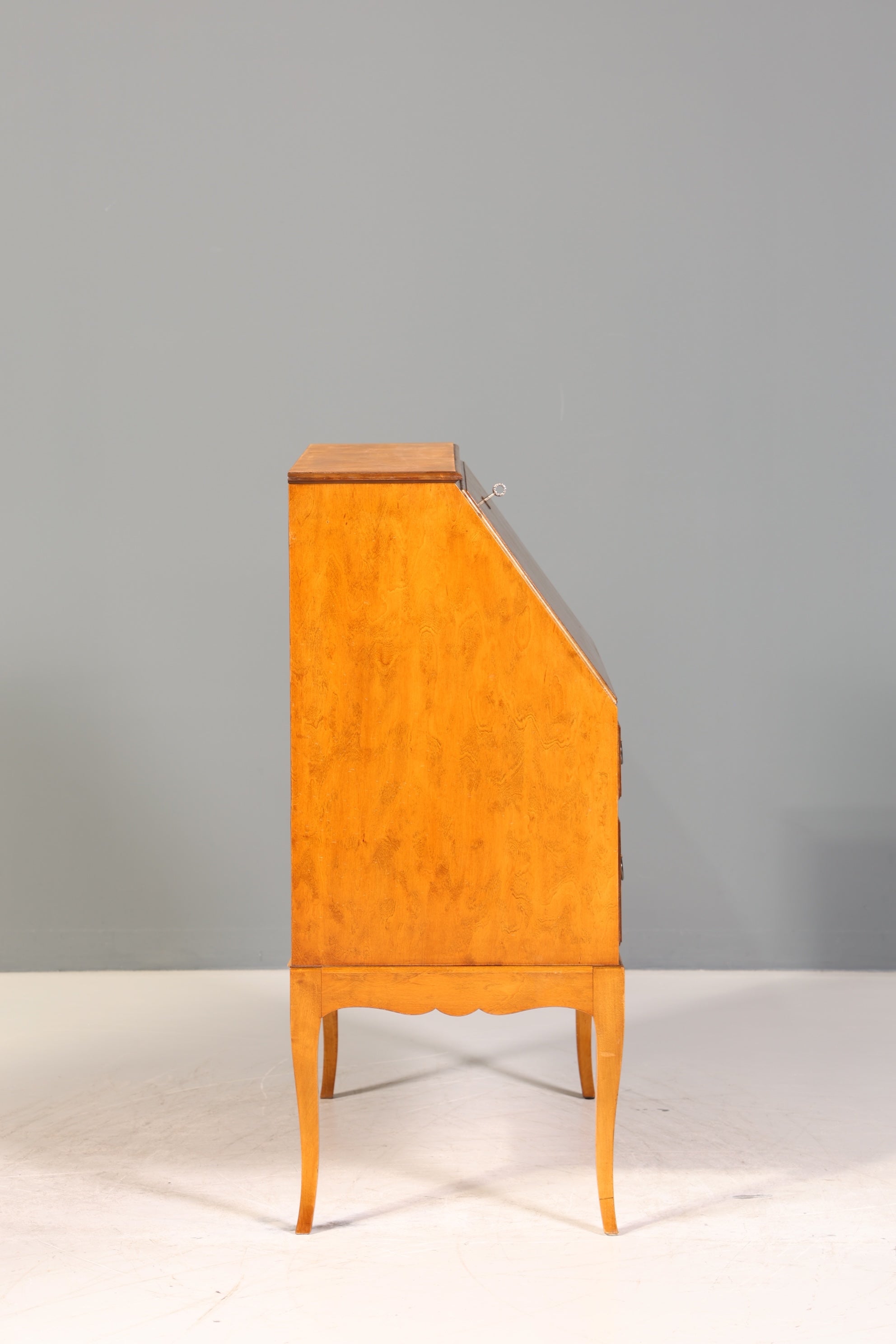 Traumhafter Sekretär um 1946 Büro Kommode echt Holz Schreibtisch Bürokommode