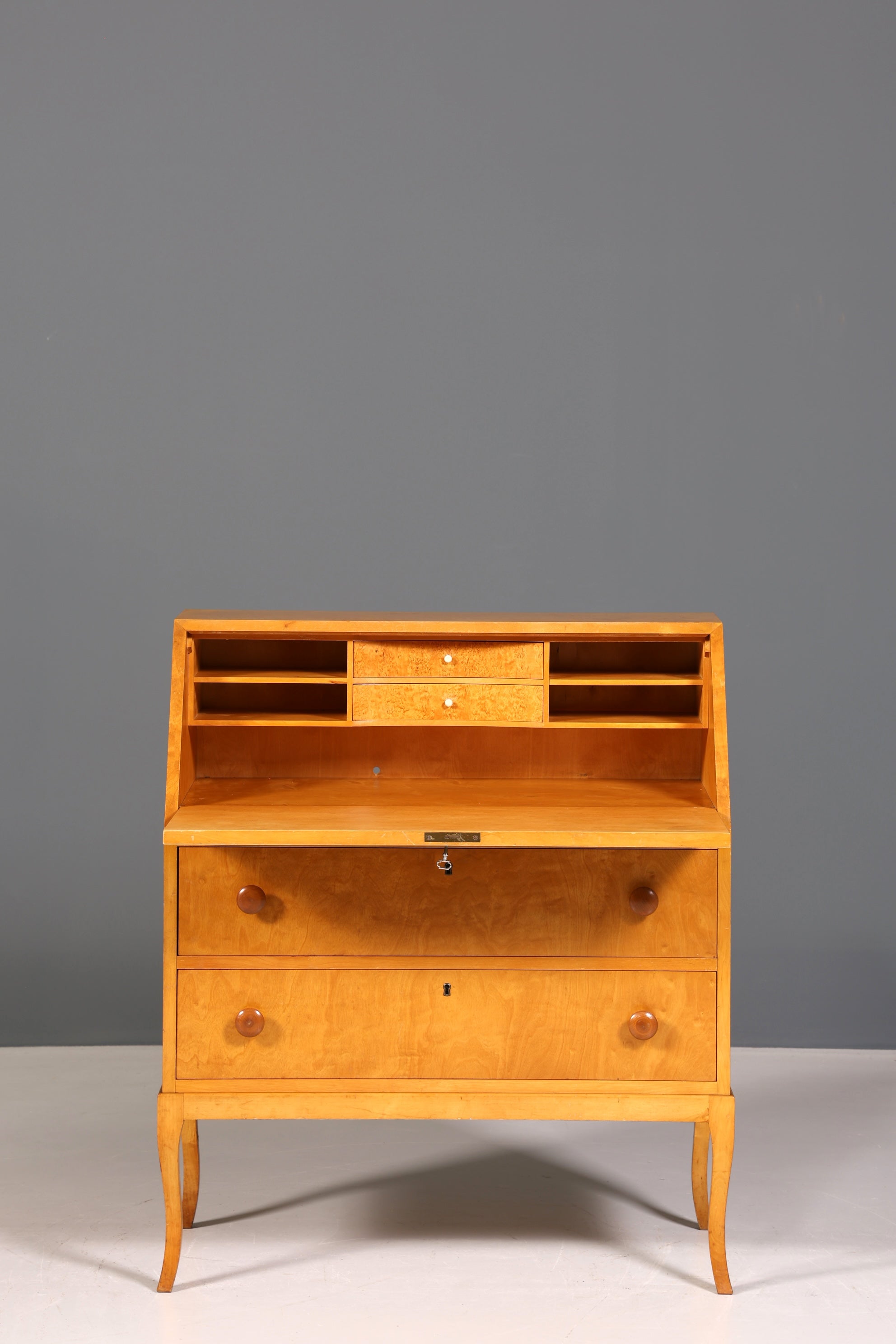 Wunderschöner Sekretär im Biedermeier Stil um 1930 Schreibmöbel echt Holz Kommode