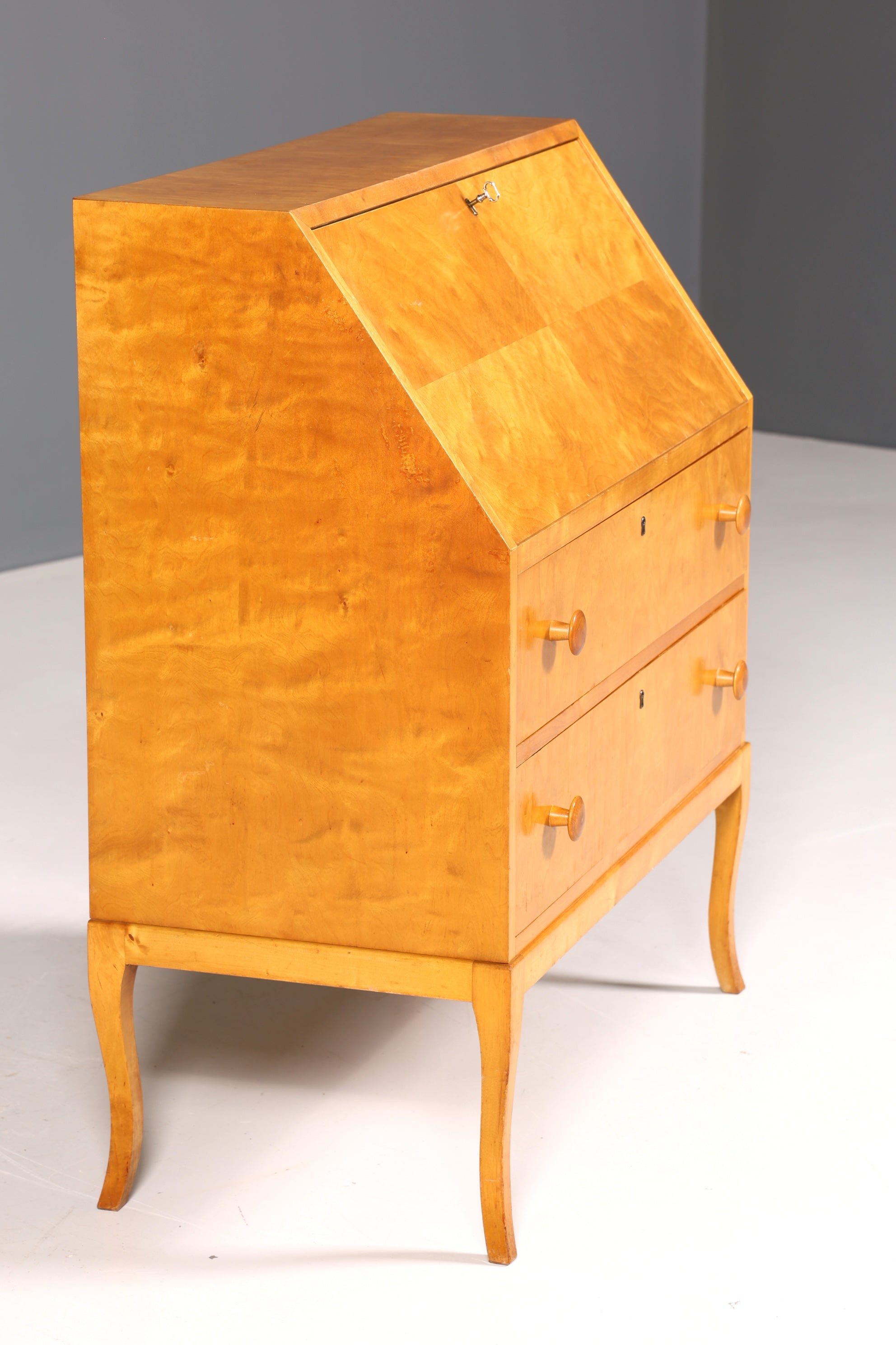 Wunderschöner Sekretär im Biedermeier Stil um 1930 Schreibmöbel echt Holz Kommode