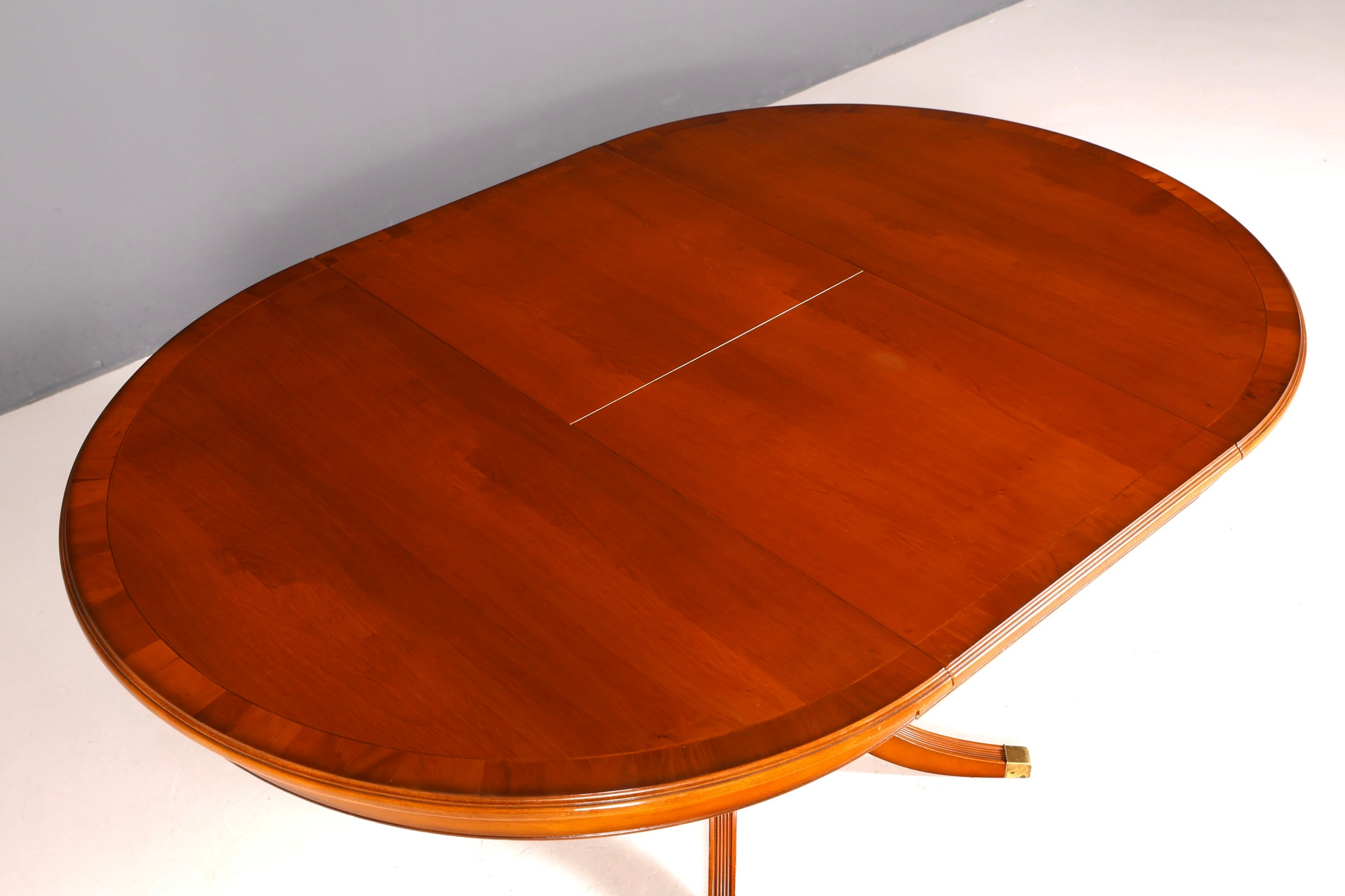 G094 Finish cm Wunderschöner Englischer Tisch ausziehbarer Esstisch Antik Stil 60s Küchentisch Eibe