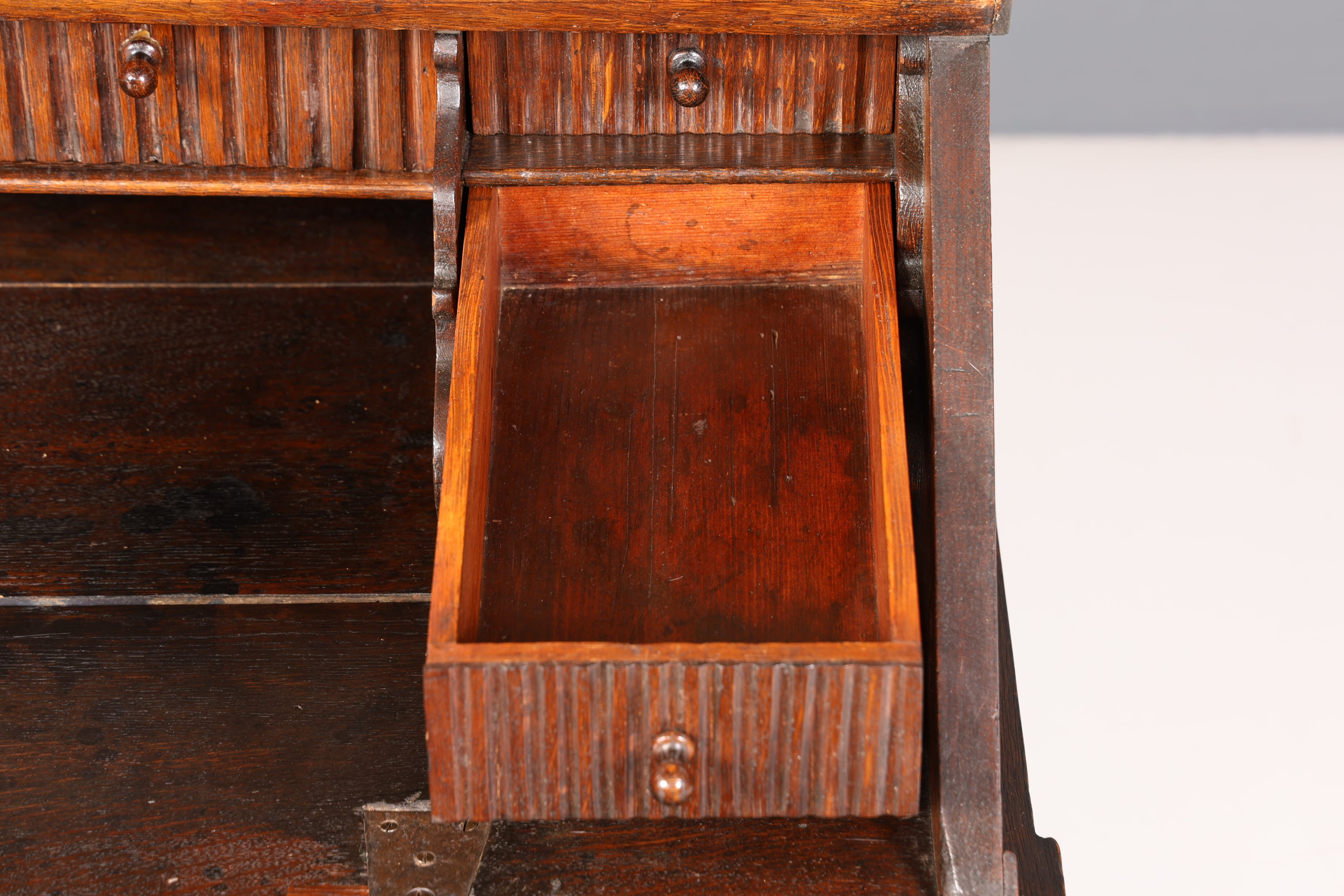 Beeindruckender Biedermeier Sekretär Louis Seize Aufsatzsekretär um 1810 Schreibkommode Büroschrank Kommode