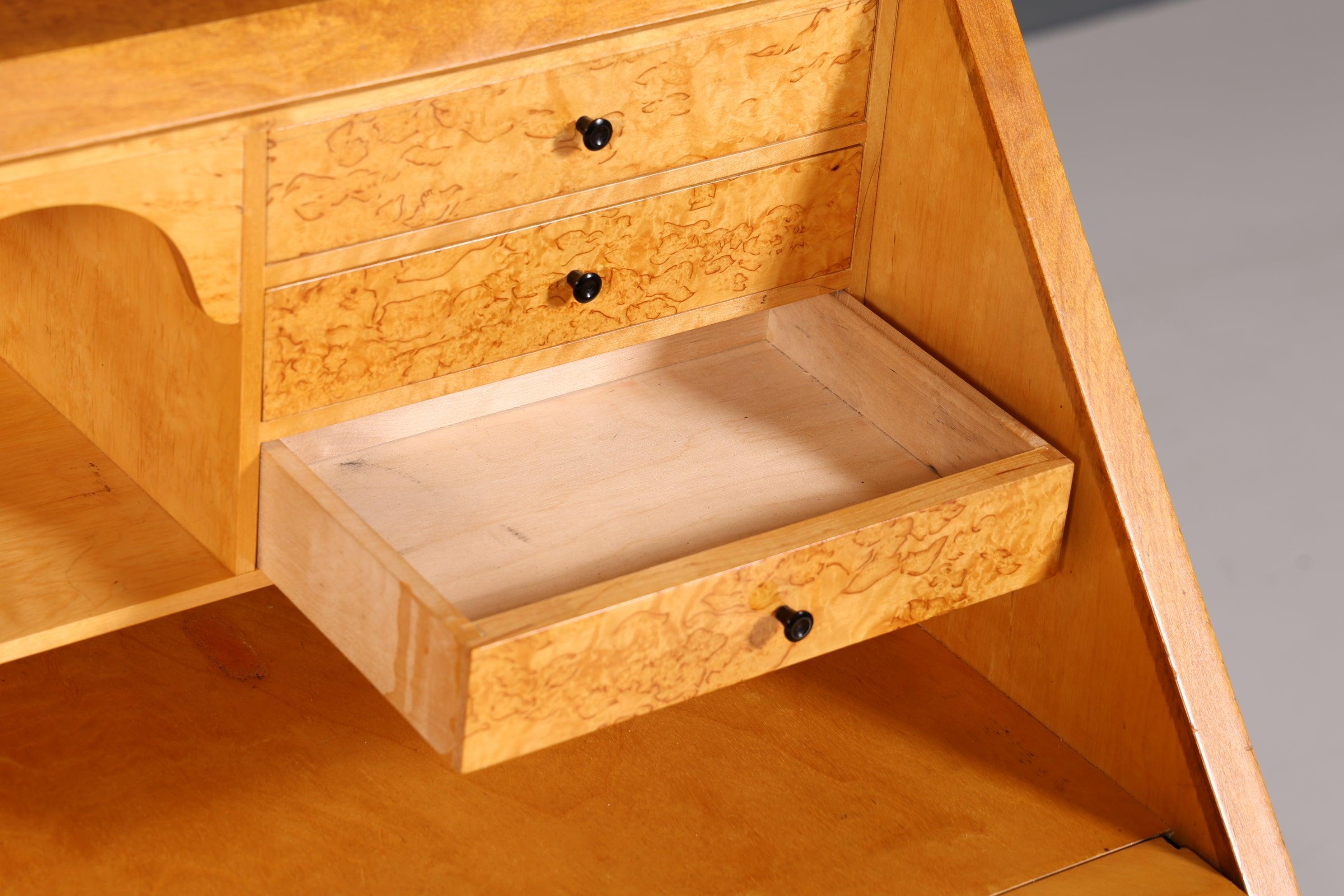 Wunderschöner Sekretär im Biedermeier Stil um 1940 Schreibmöbel echt Holz Office Kommode Schreibtisch