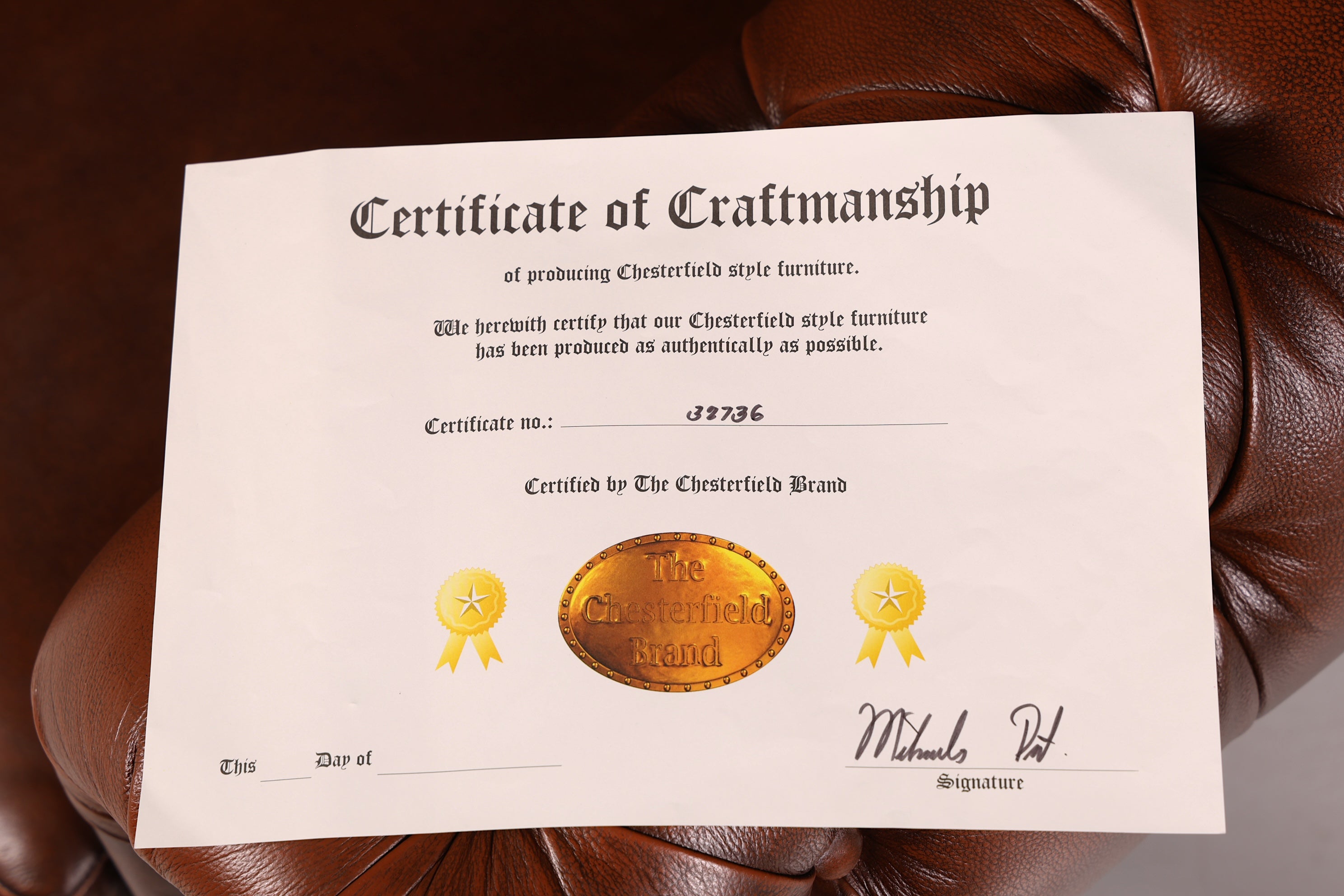 Wunderschöner Original Chesterfield Sessel Englische Leder Armlehnsessel "The Chesterfield Brand" Herrensessel