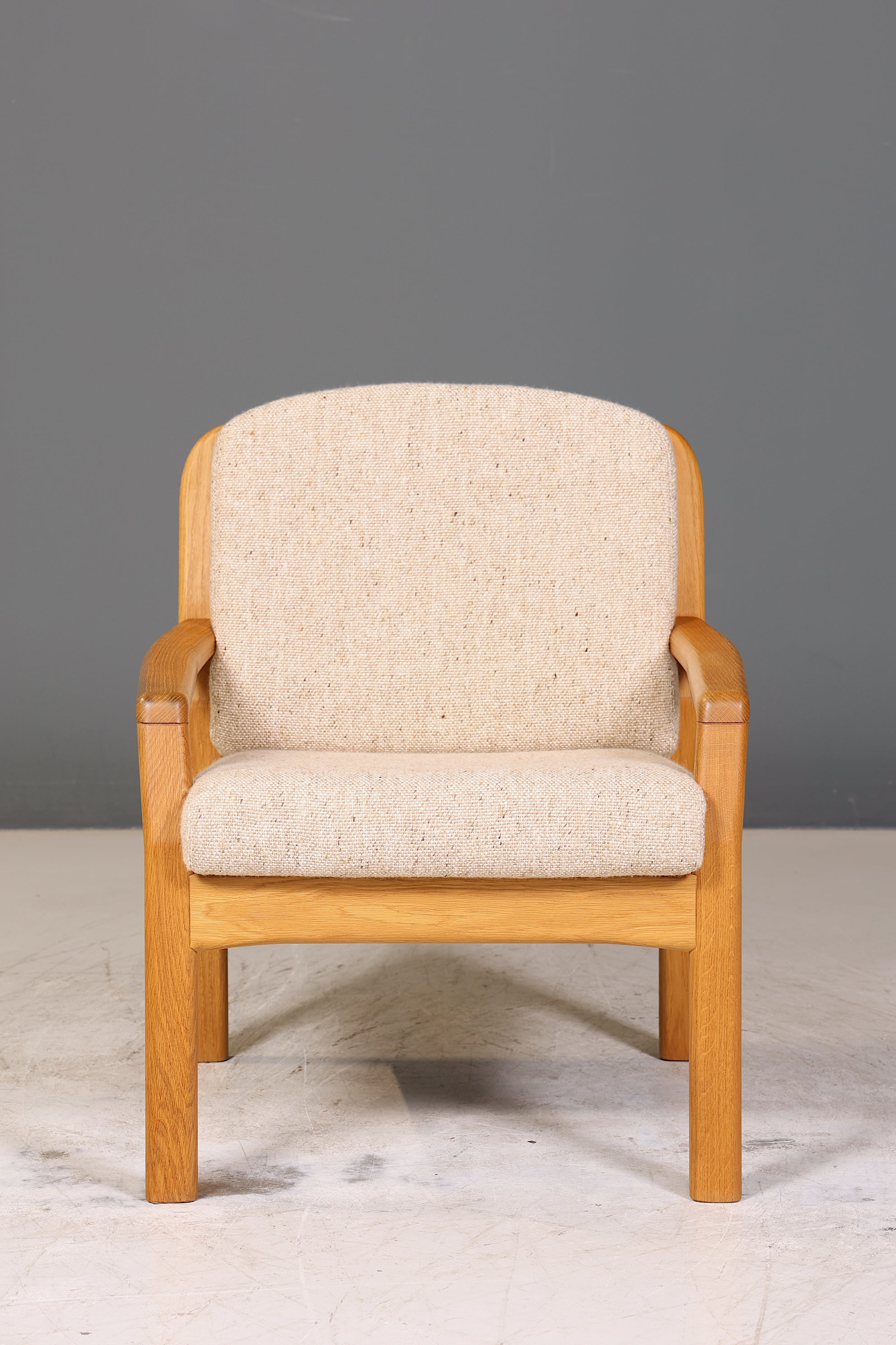 Wunderschöner Original Dyrlund Sessel Mid Century Armlehnsessel echt Holz Lounge Chair