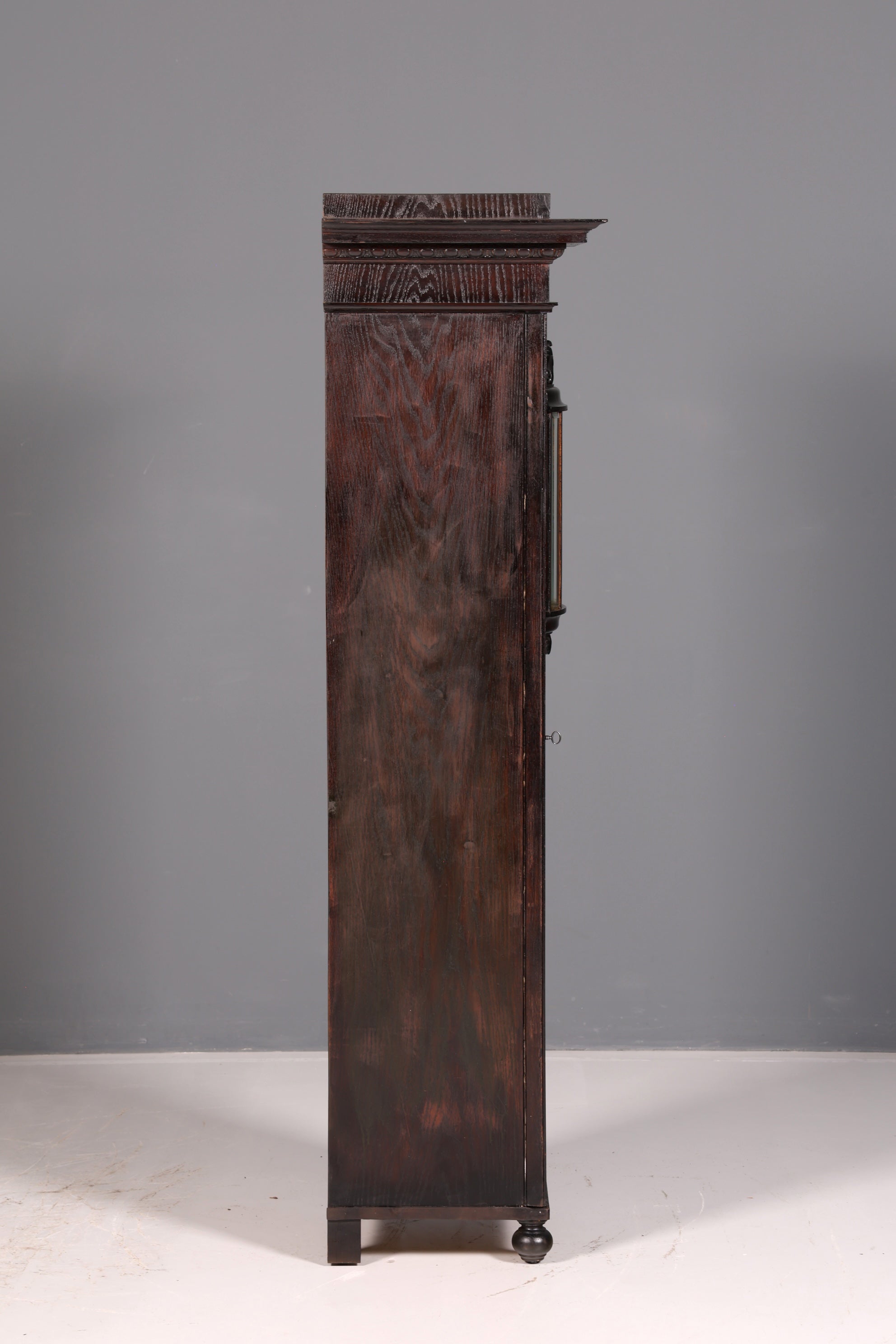 Prachtvolle Jugendstil Vitrine Antiker Bücherschrank Geschirrschrank Glasvitrine Schrank Antik 1 von 2