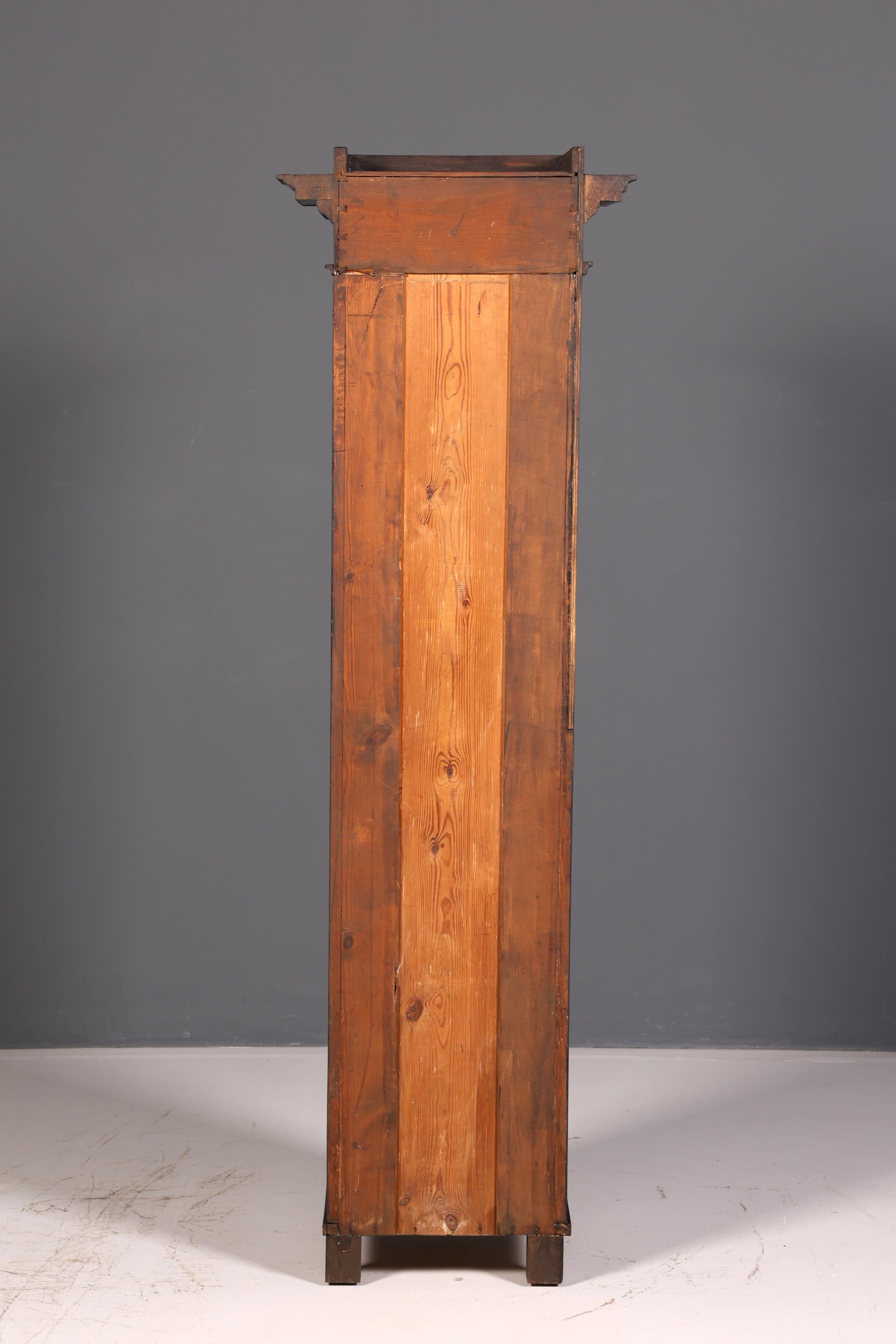 Magnificent Art Nouveau oak display cabinet, antique bookcase, dish cabinet, glass cabinet, antique cabinet, 2 of 2