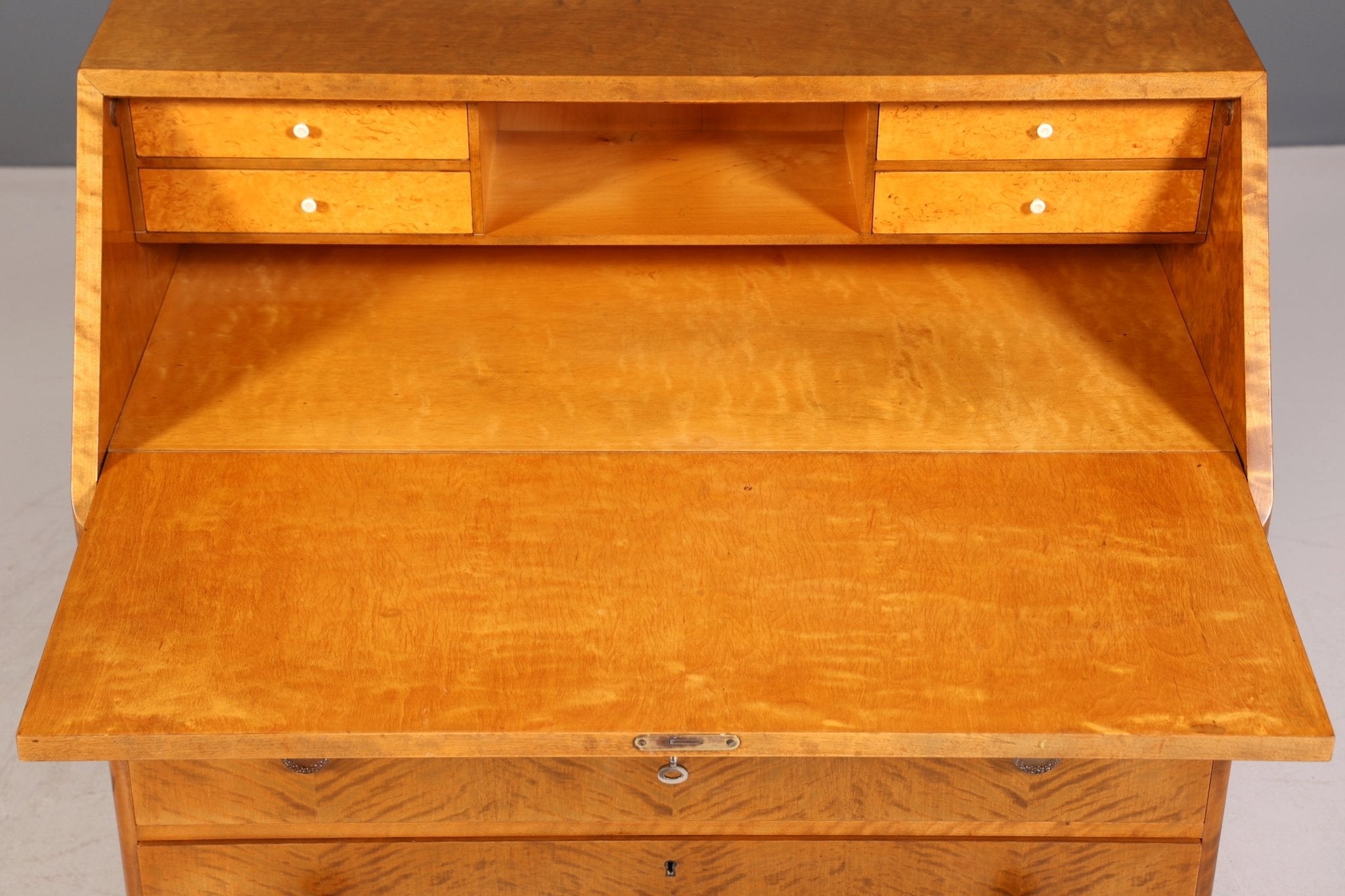 Traumhafter Sekretär um 1940 Büro Kommode echt Holz Schreibtisch Bürokommode