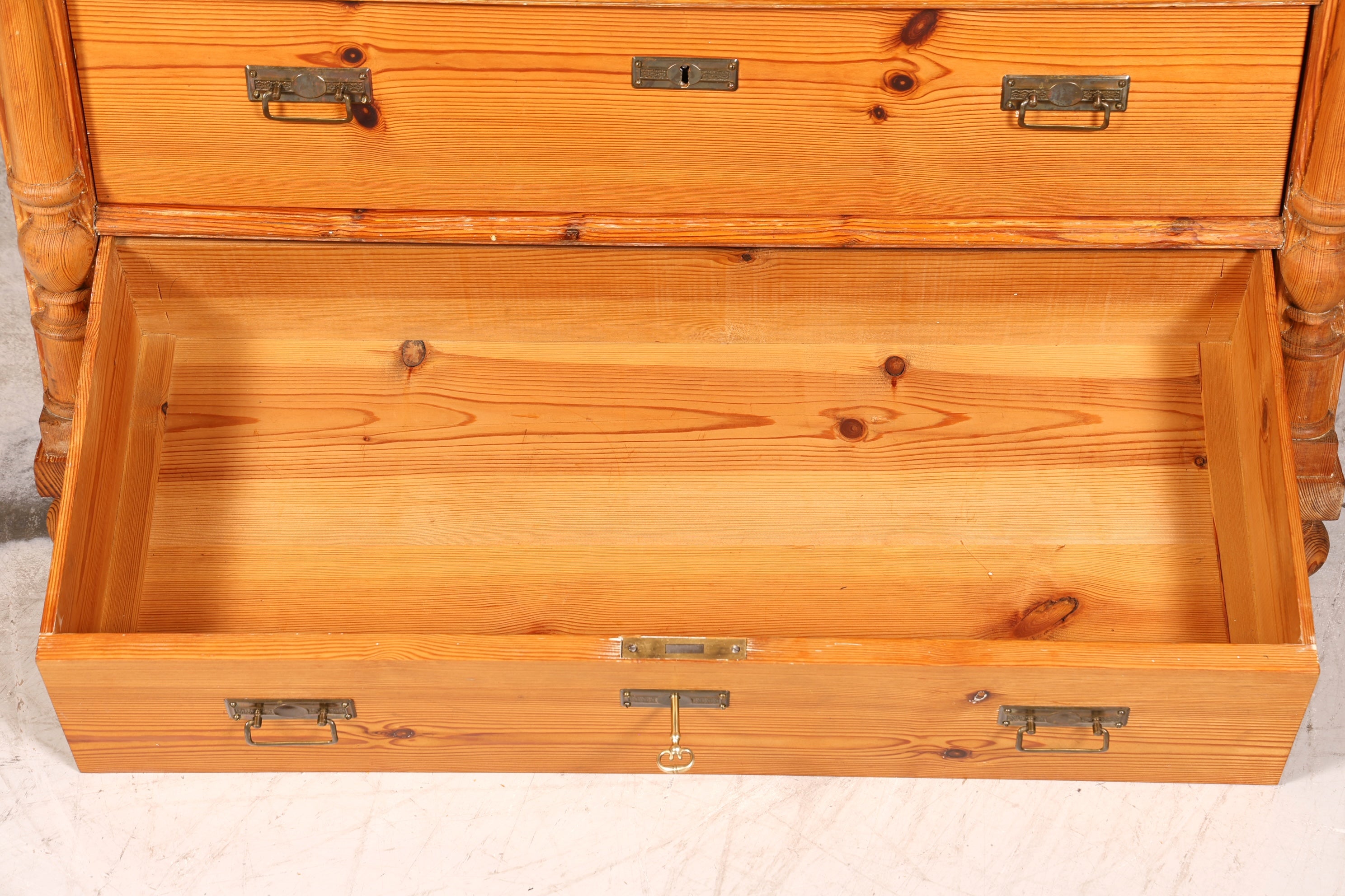 Wunderschöne Gründerzeit Kommode Weichholz Antik um 1880 Landhaus Stil Jugendstil Schubladen Kommode