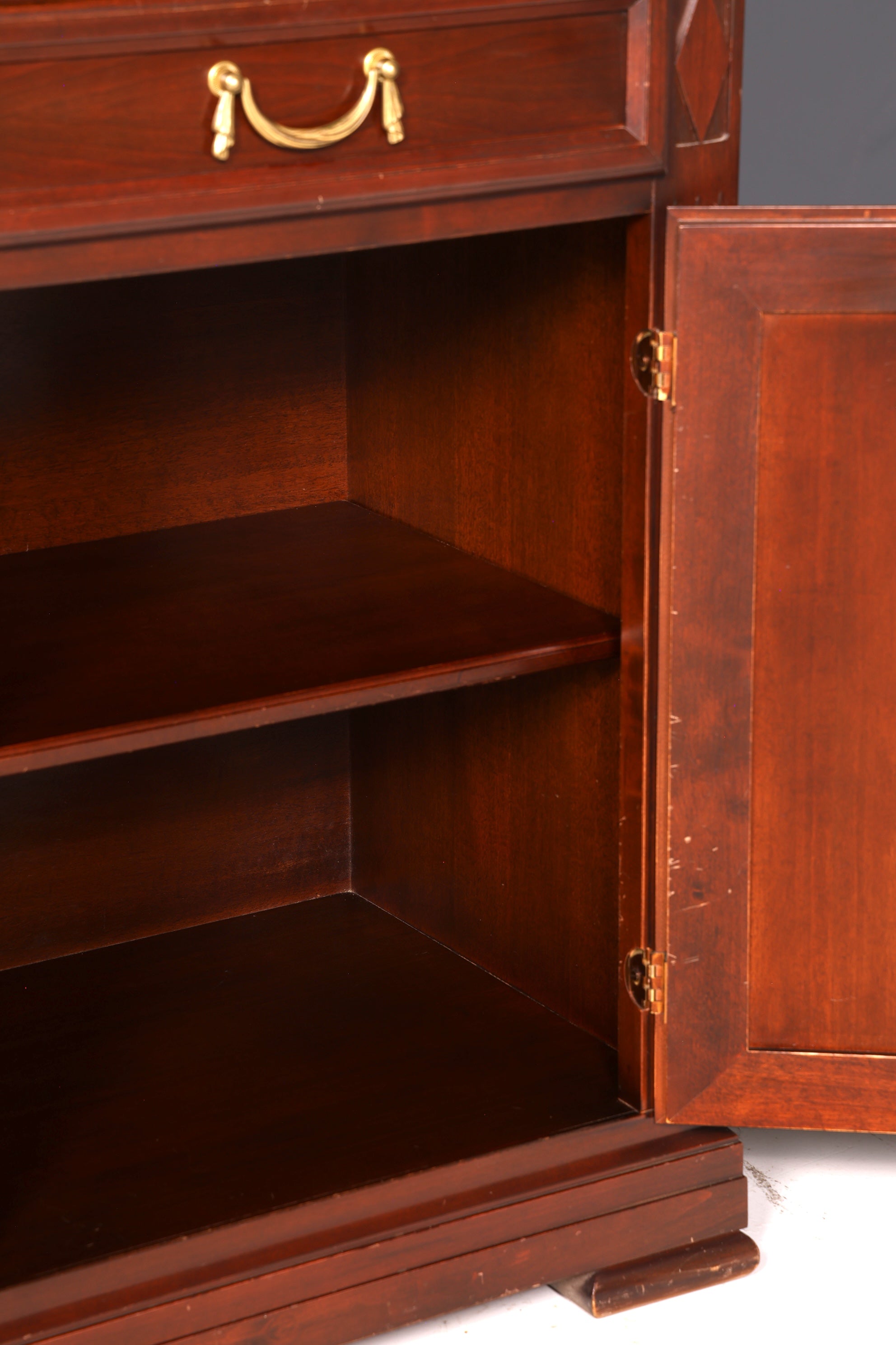 Beautiful original Selva display cabinet, Villa Borghese, antique style, solid wood, buffet cabinet, bookcase