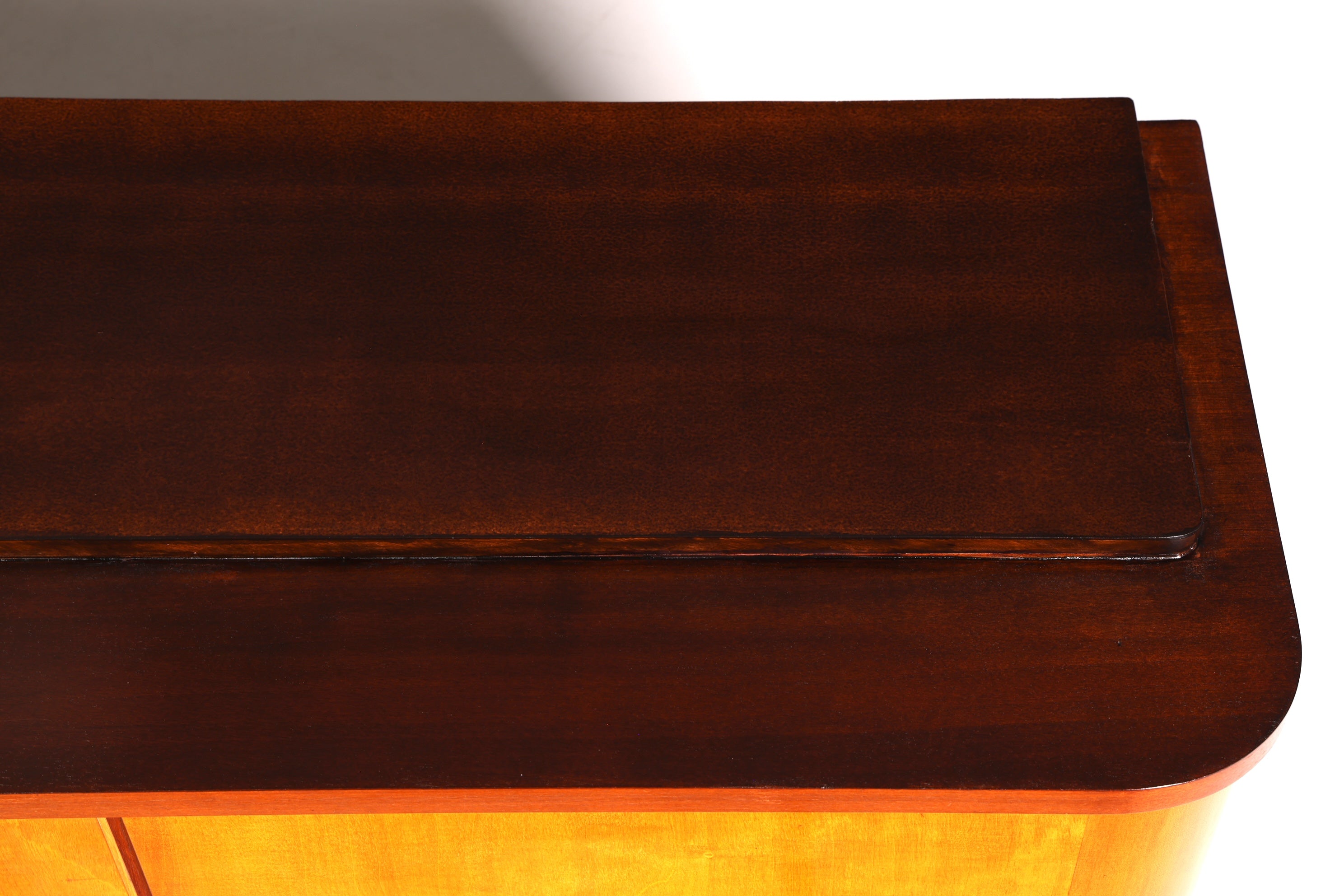 Schlichtes Mid Century Sideboard Vintage TV Kommode 60s Schrank Retro Longboard