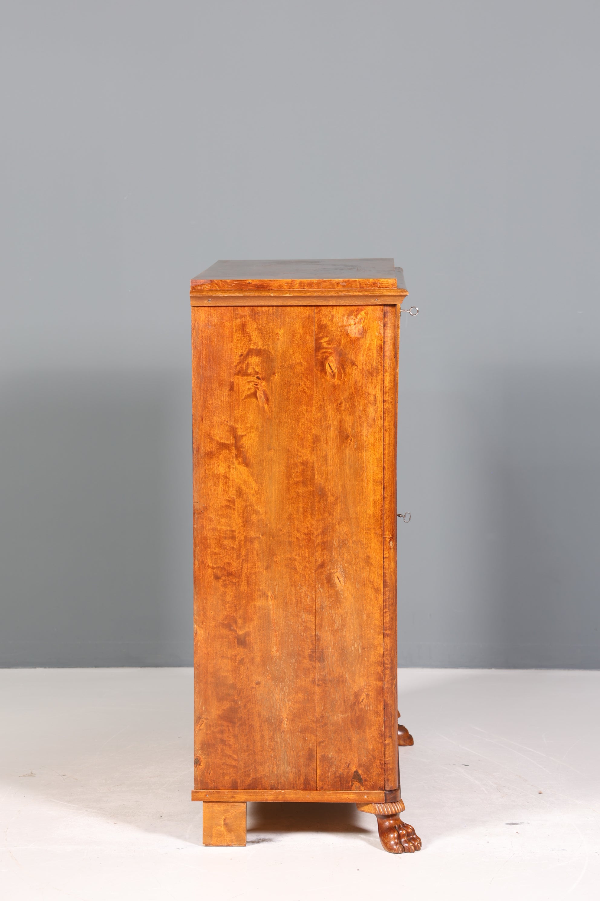 Edler Biedermeier Sekretär Vertiko Antik Kommode Louis Philippe Schreibkommode Schreibtisch