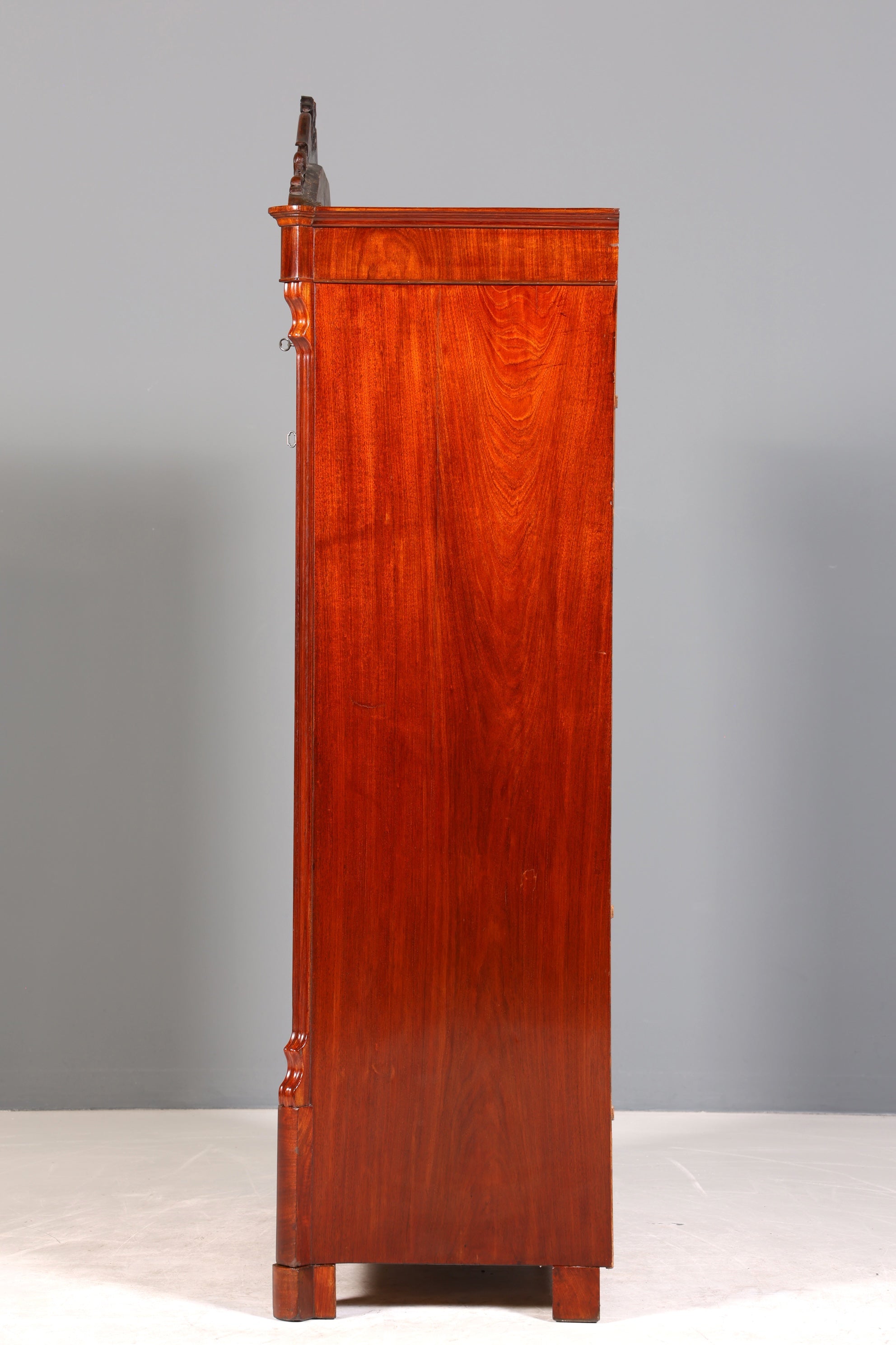 Beeindruckender Louis Philippe Sekretär um 1880 Gründerzeit Antik Schrank Chiffoniere