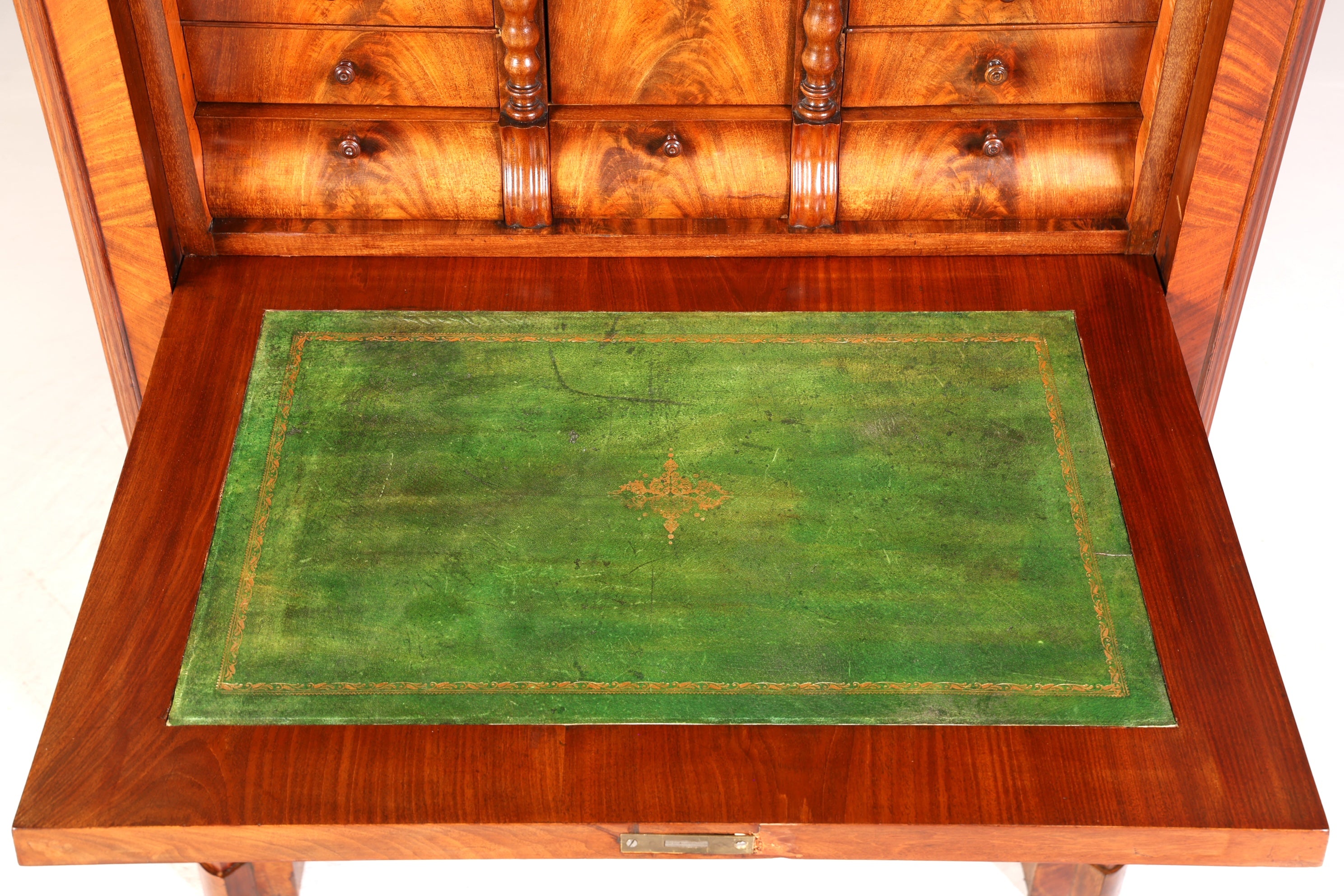 Beeindruckender Louis Philippe Sekretär um 1880 Gründerzeit Antik Schrank Chiffoniere