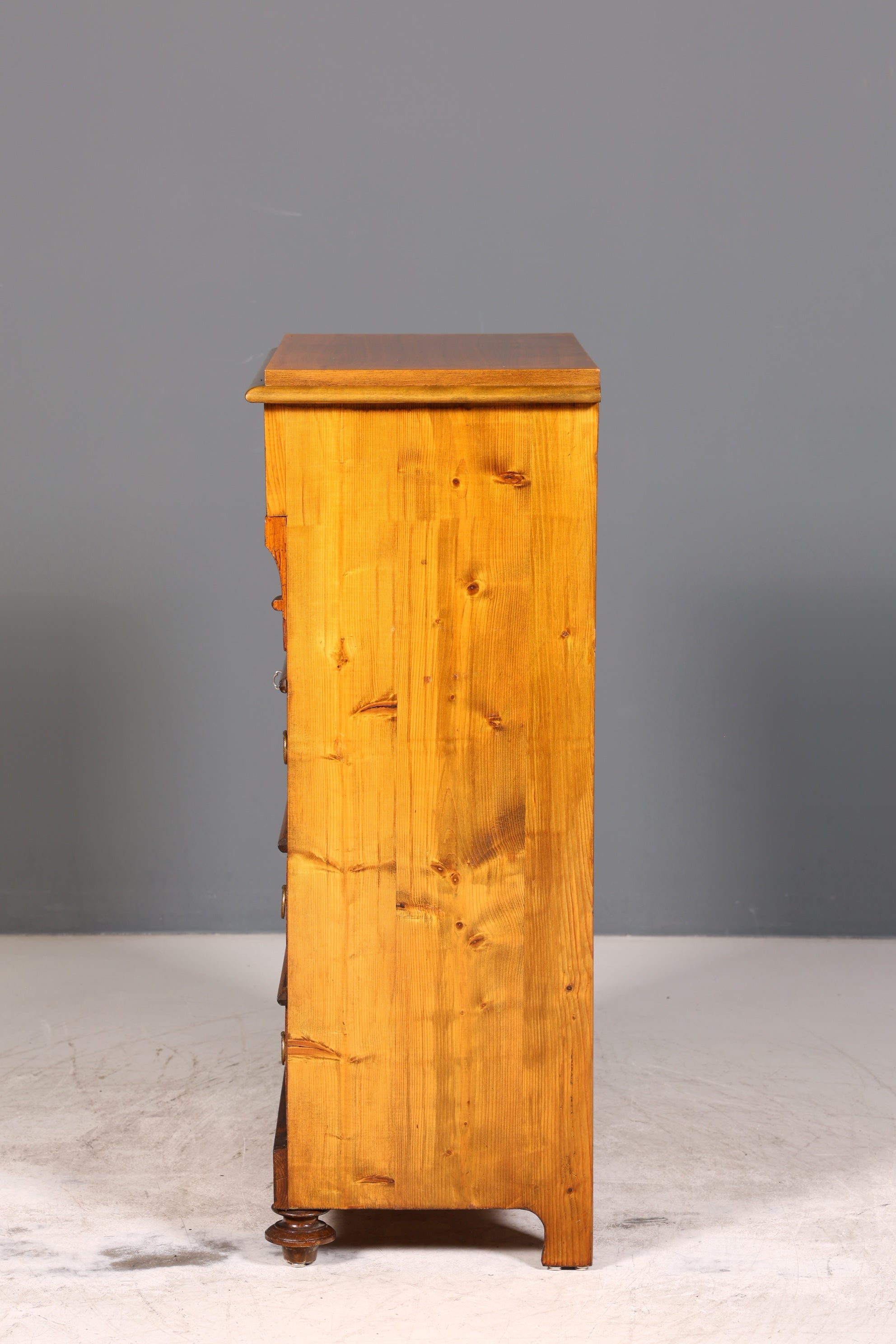 Wunderschöner Gründerzeit Sekretär Vertiko Highboard Louis Philippe Kommode um 1880