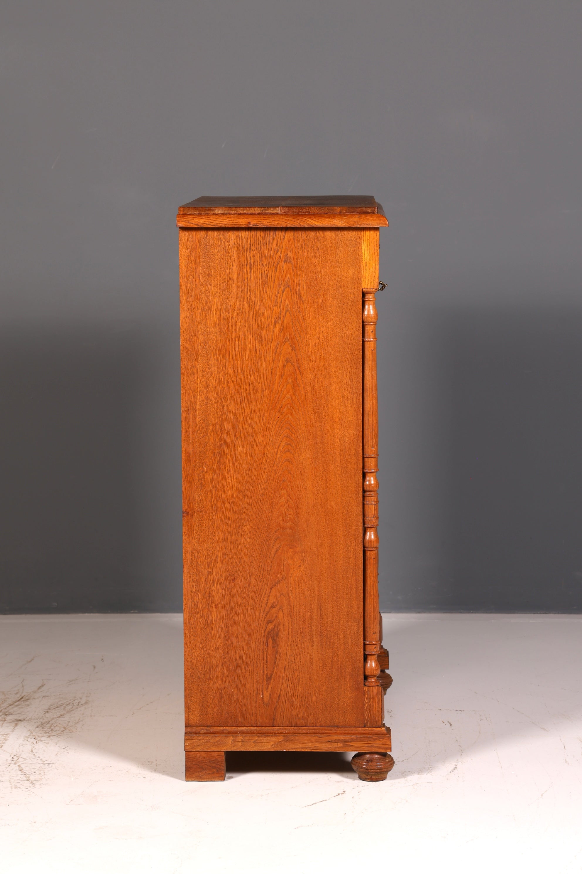 Stilvoller Gründerzeit Sekretär Vertiko Highboard Jugendstil Kommode Landhaus Schrank um 1880 Antik