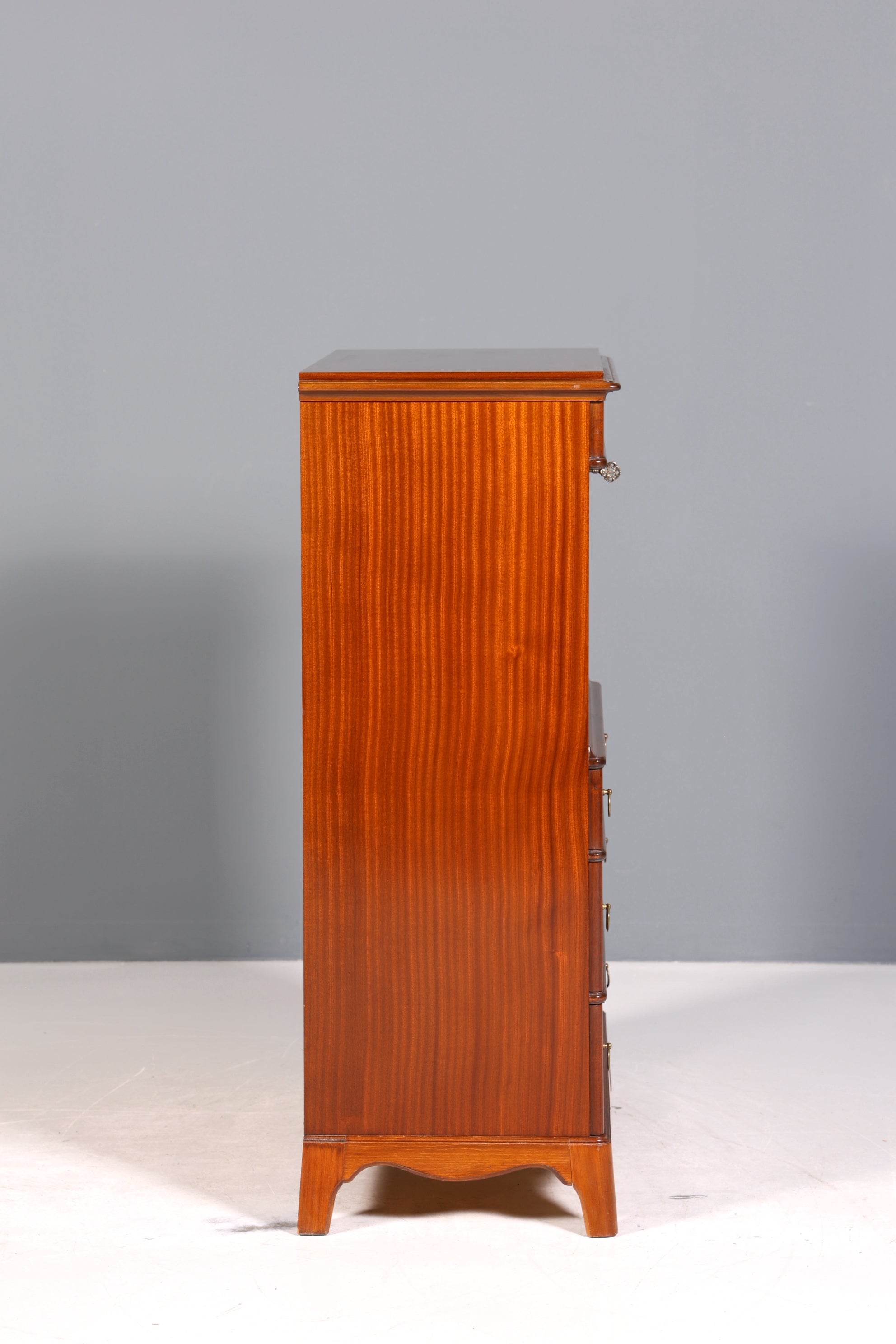 Stilvoller Sekretär im Antik Stil Büro Kommode Art Deco Stil 50s Vertiko Schreibkommode Kommode