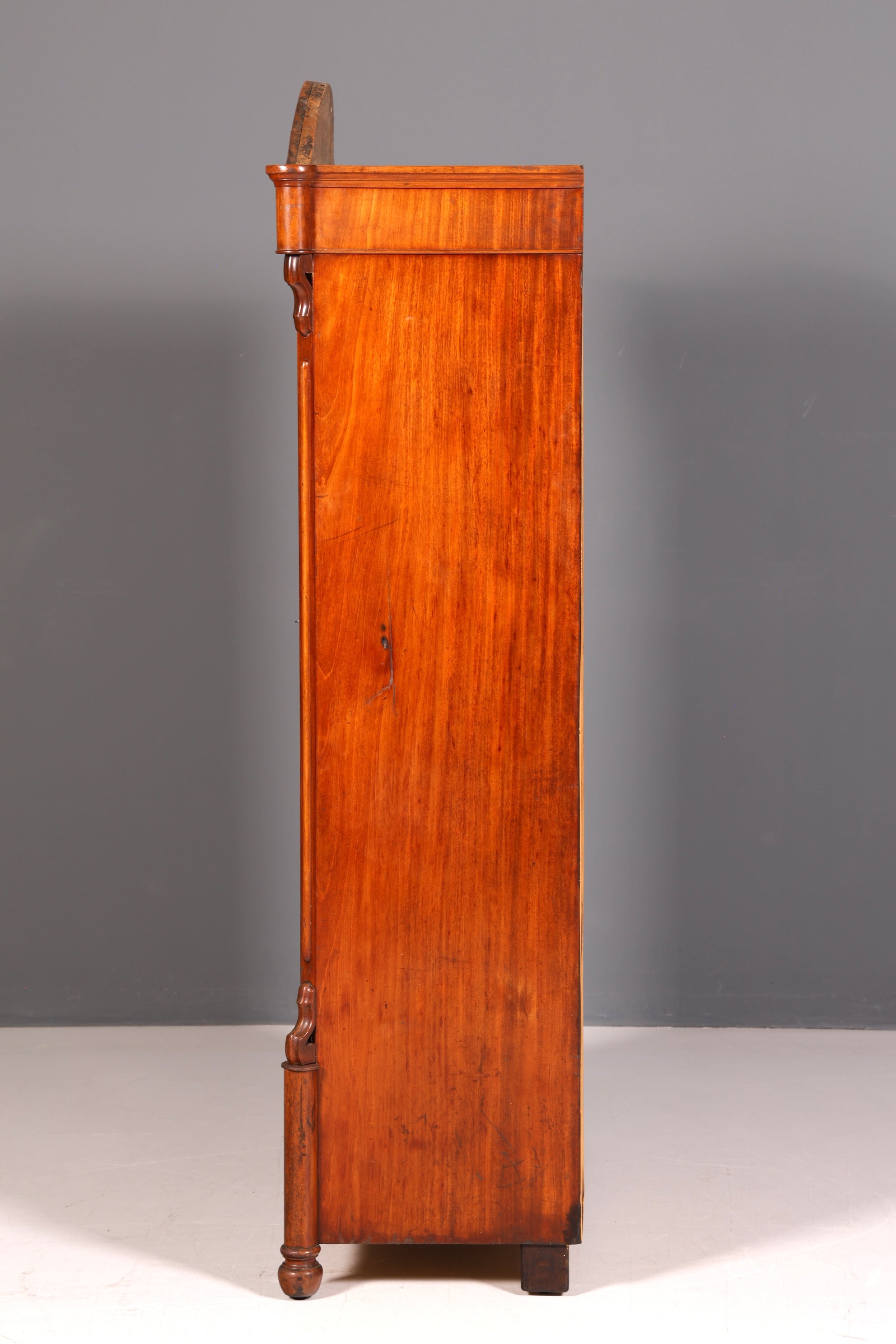 Edler Louis Philippe Schrank Antik Gründerzeit Kleiderschrank Wäscheschrank um 1880