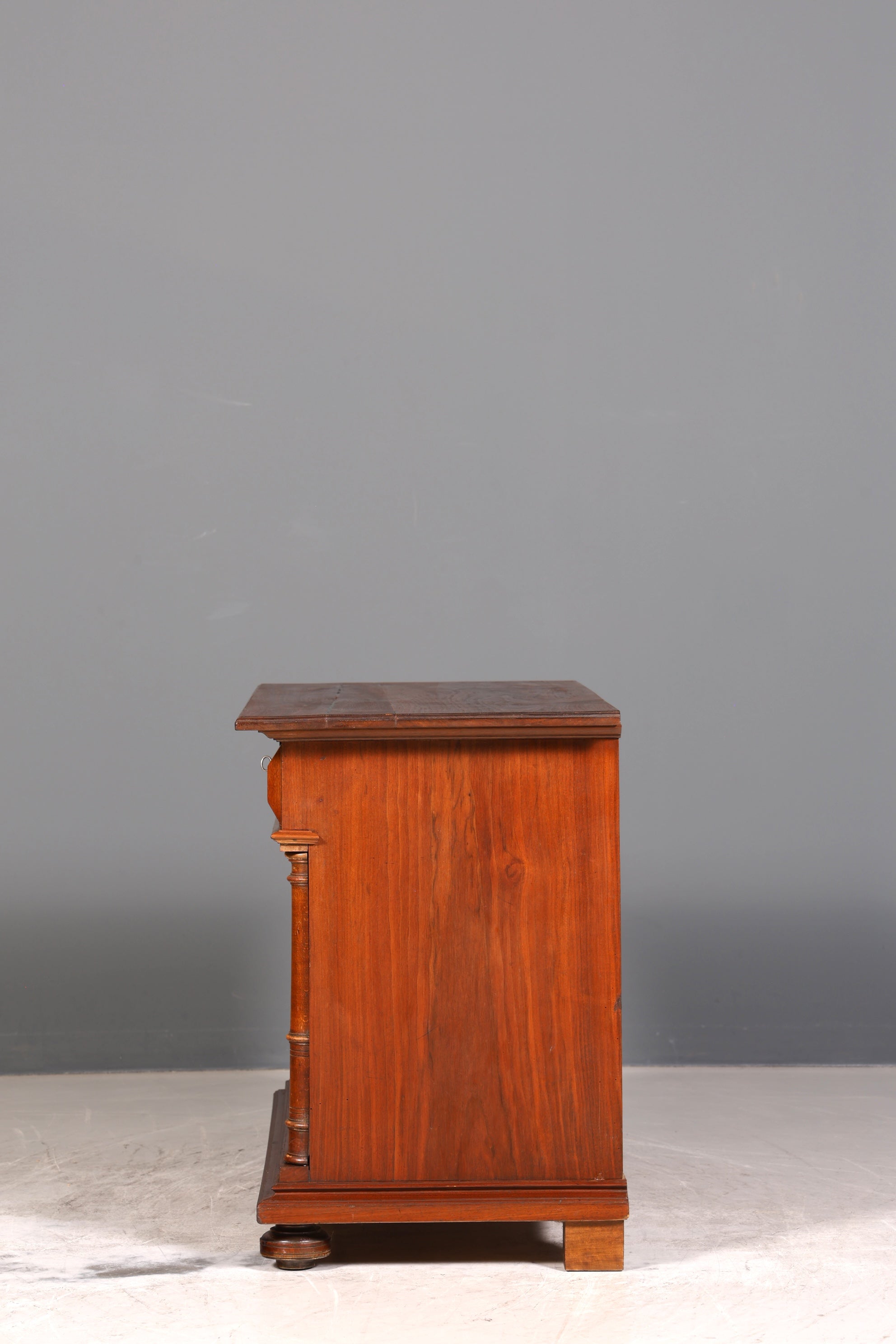 F133 Finish Wunderschöne Gründerzeit Kommode Louis Philippe Nussbaum Schubladen Kommode Sideboard um 1880