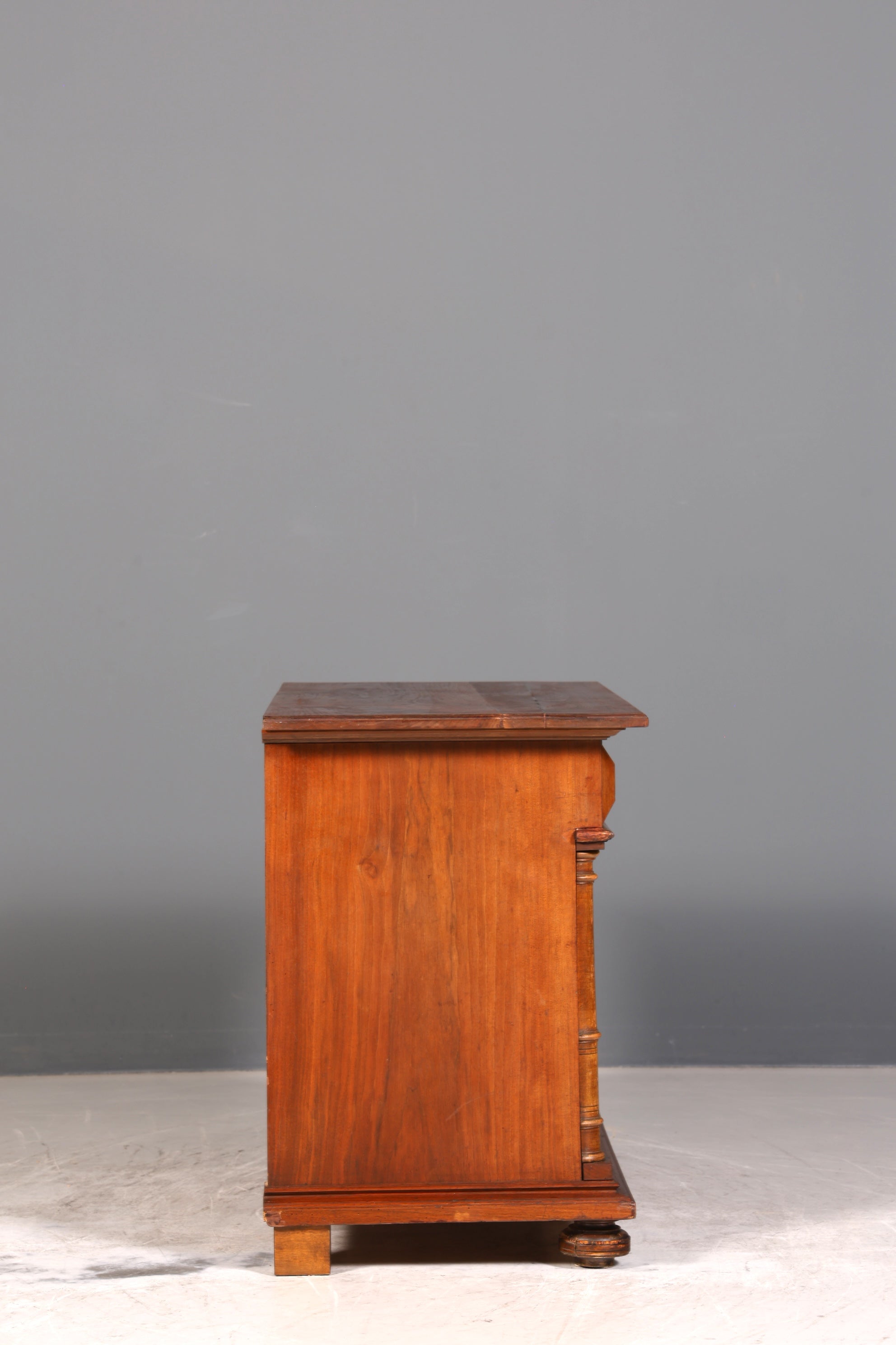 F133 Finish Wunderschöne Gründerzeit Kommode Louis Philippe Nussbaum Schubladen Kommode Sideboard um 1880