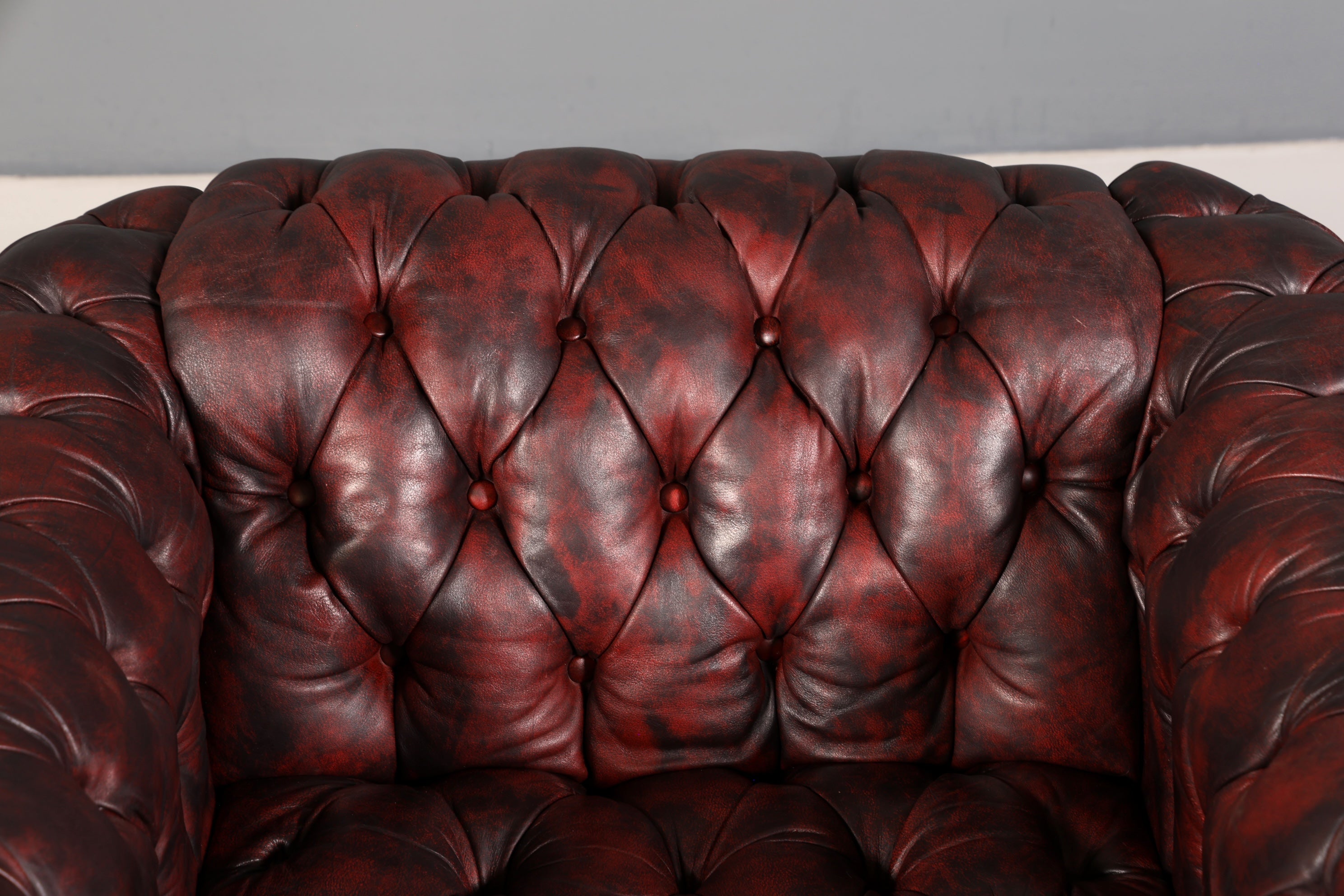 Wunderschöner Original Chesterfield Sessel Englisch Leder Armlehnsessel Herrensessel 2 von 2