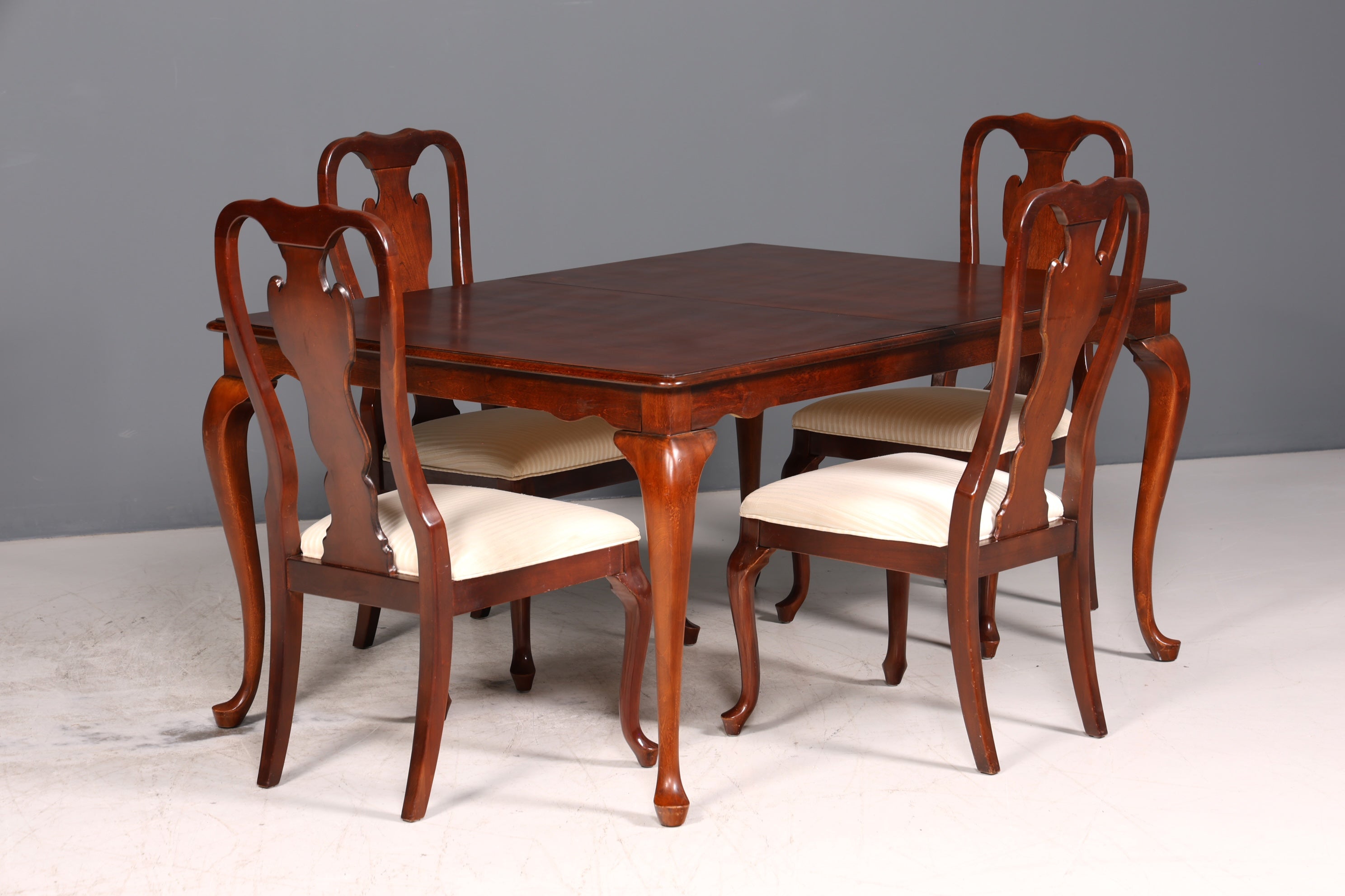 4x Edle Drexel Heritage Stühle Amerikanisch USA Chippendale Stil Stuhlset Küchenstuhl Set Esszimmer Stühle