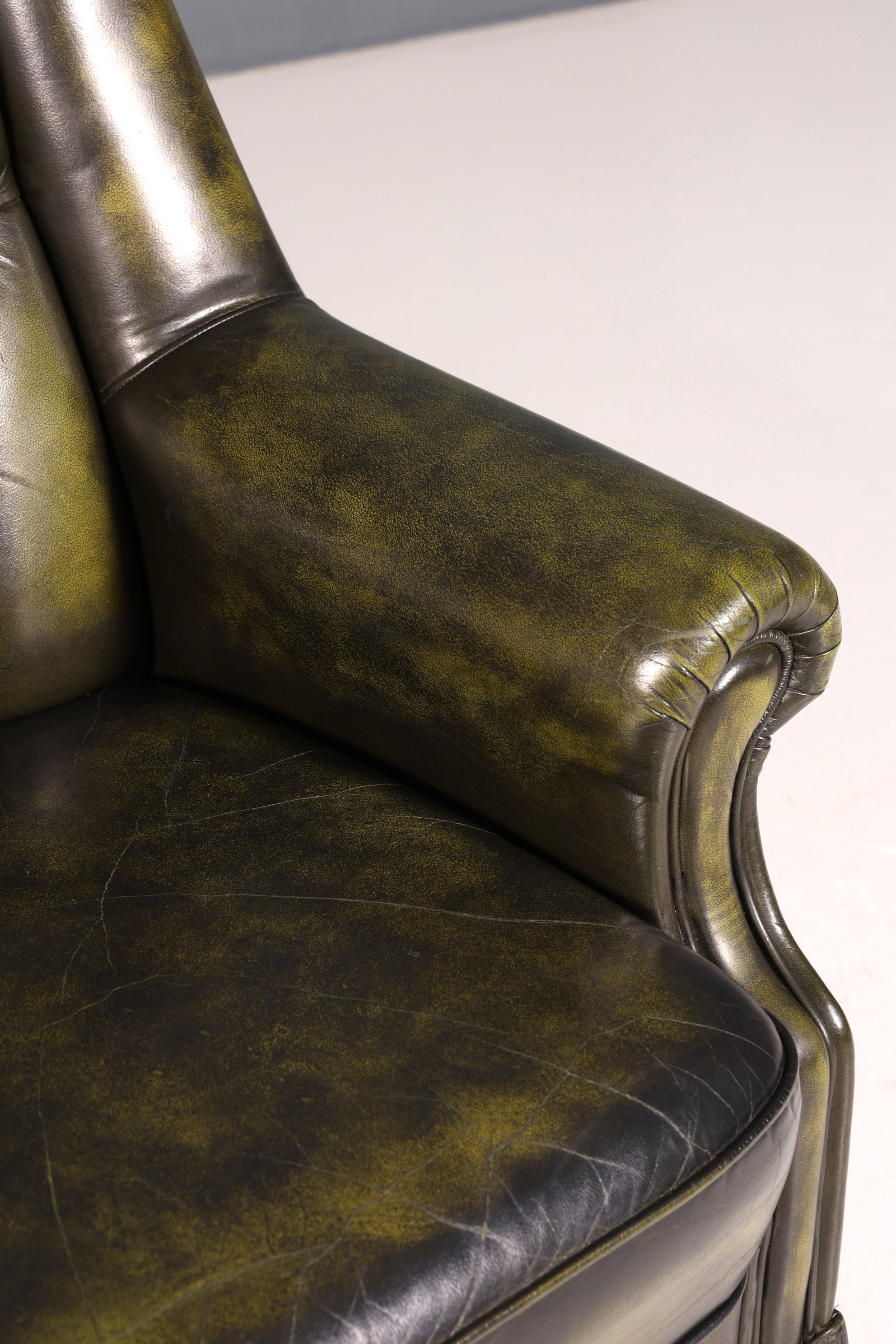 Wunderschönes Original Chesterfield Sofa 3- Sitzer echt Leder Couch Englisch