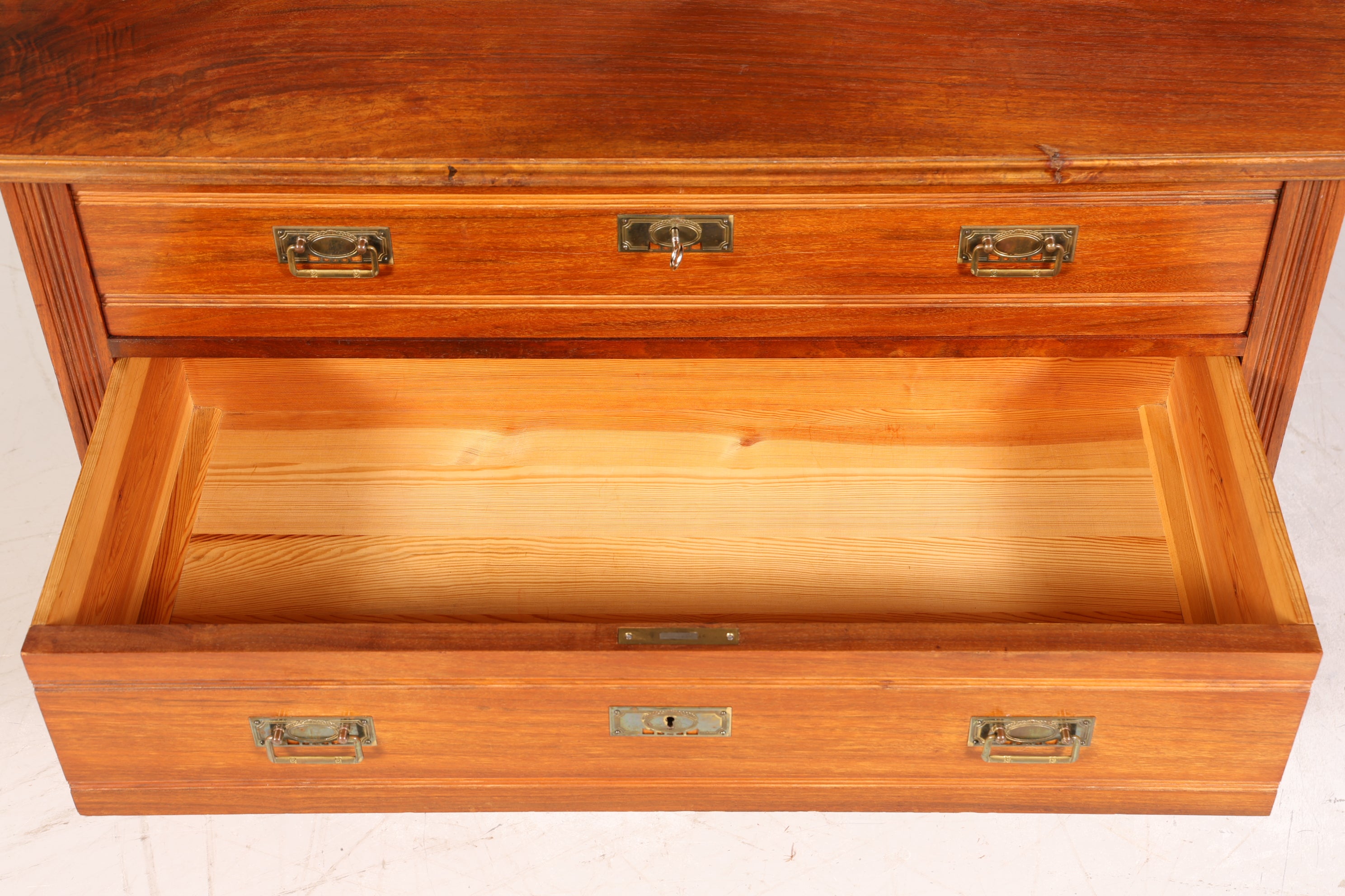 Wunderschöne Jugendstil Kommode Antik Sideboard mit Spiegel Flurkommode Frisierkommode