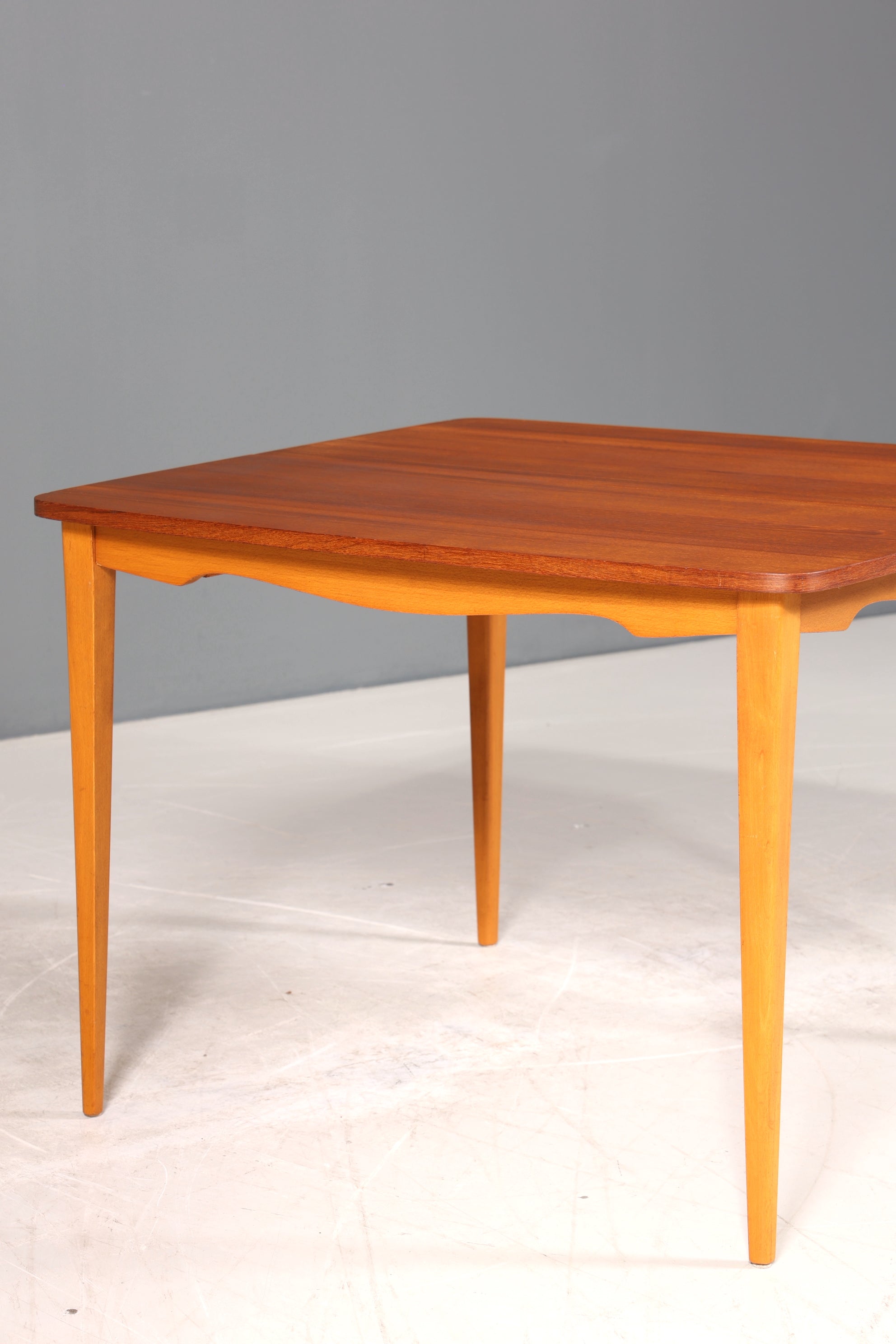 Traumhafter Mid Century Esstisch ausziehbarer Danish Design Teak Holz Küchentisch Esszimmer Tisch
