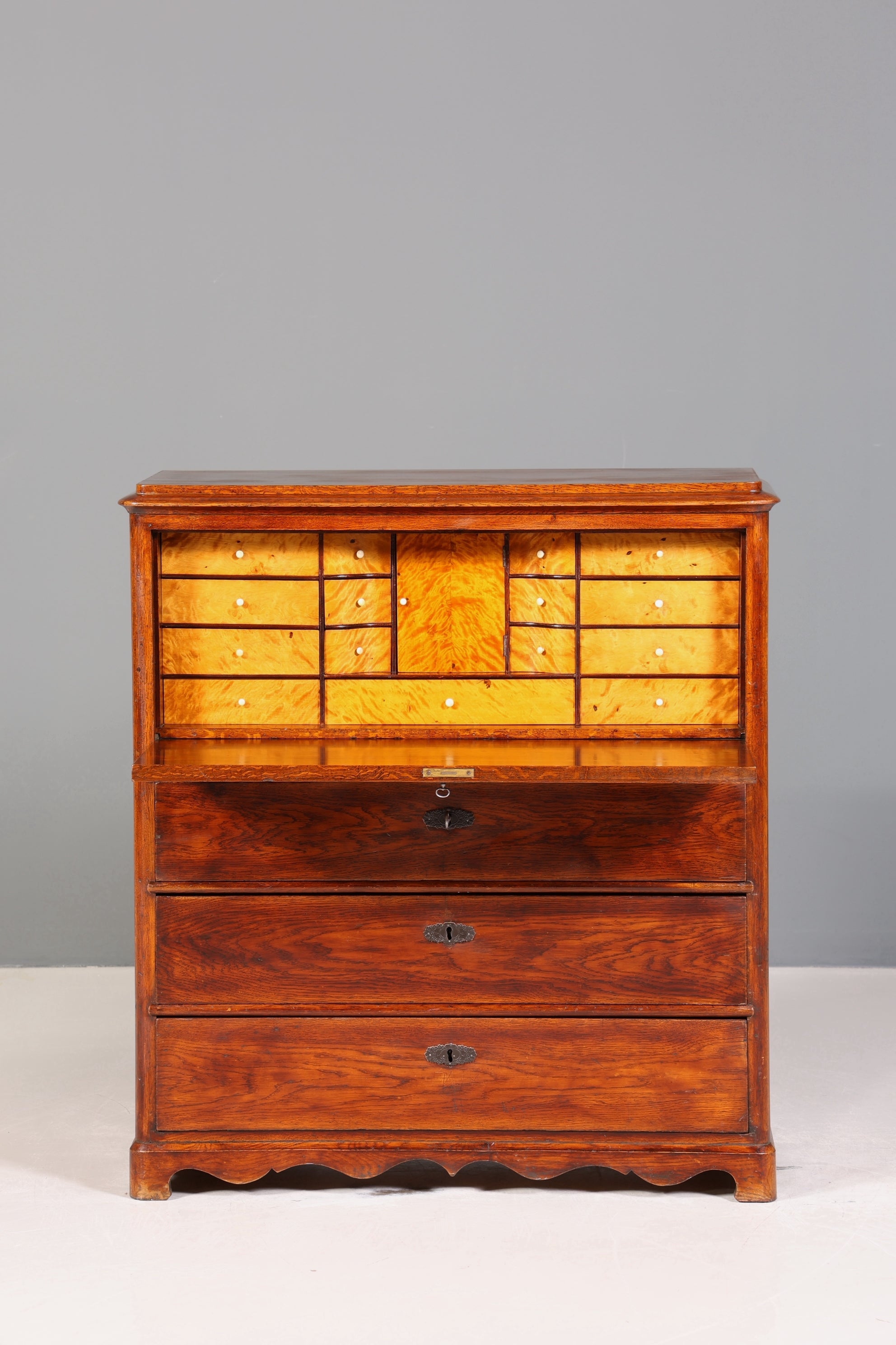 Traumhafter Louis Philippe Sekretär um 1880 Biedermeier Antik Schrank Chiffoniere Kommode