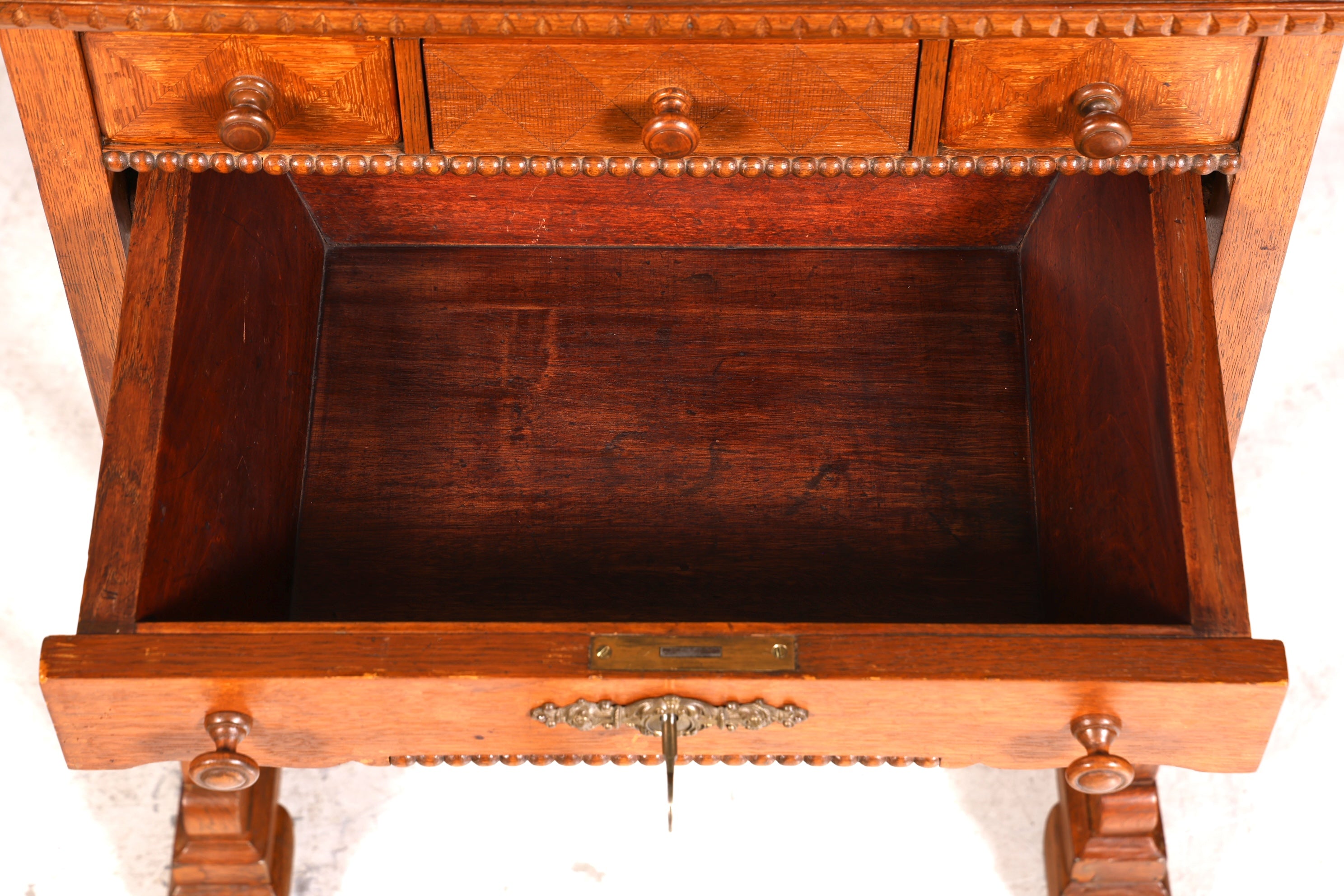 Dreamlike Gründerzeit side table, antique Art Nouveau chest of drawers circa 1880