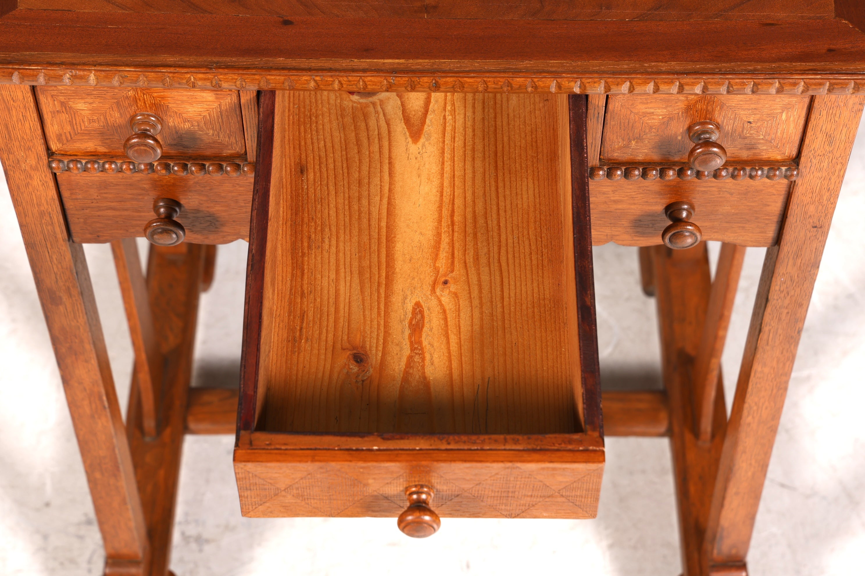 Dreamlike Gründerzeit side table, antique Art Nouveau chest of drawers circa 1880