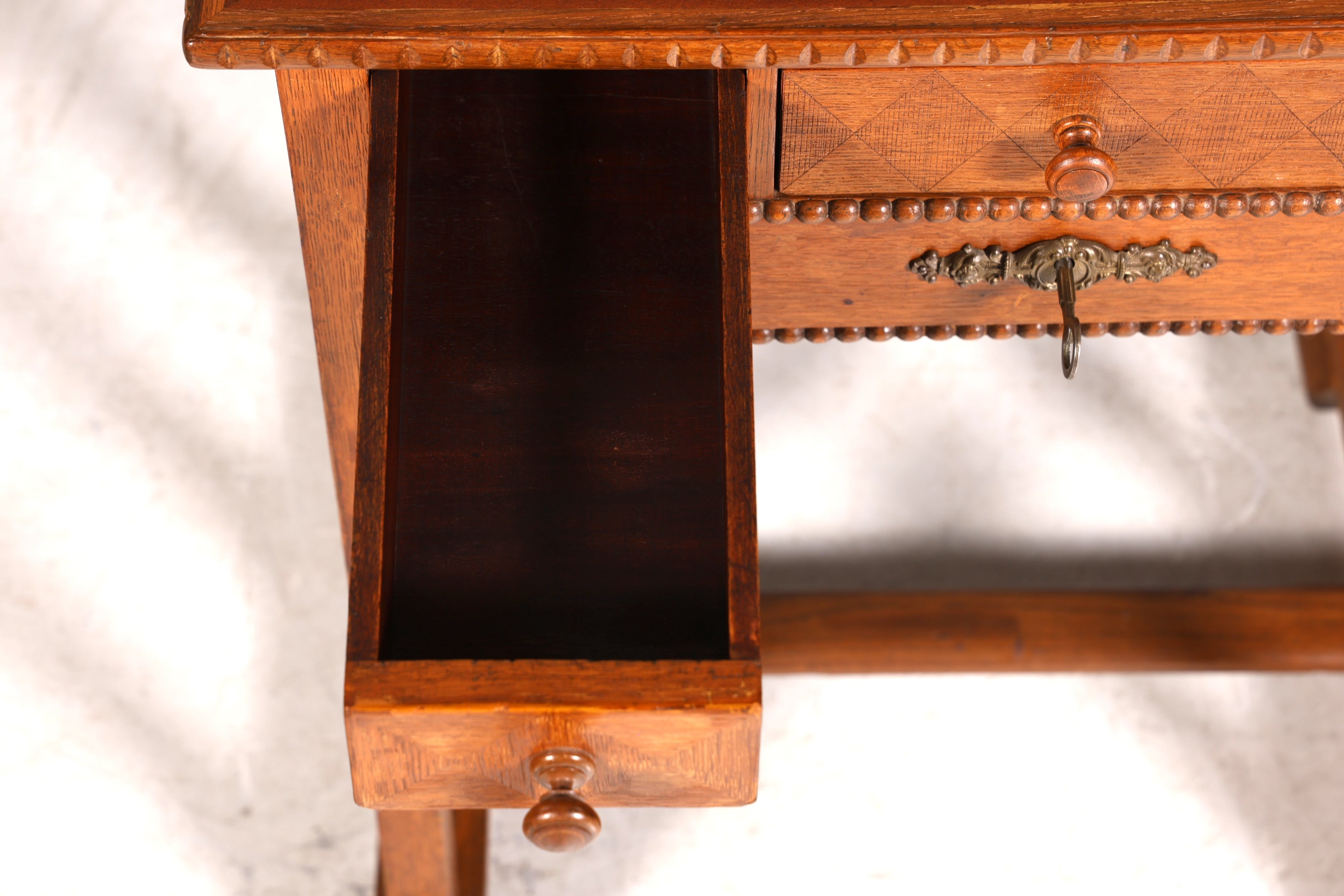 Dreamlike Gründerzeit side table, antique Art Nouveau chest of drawers circa 1880