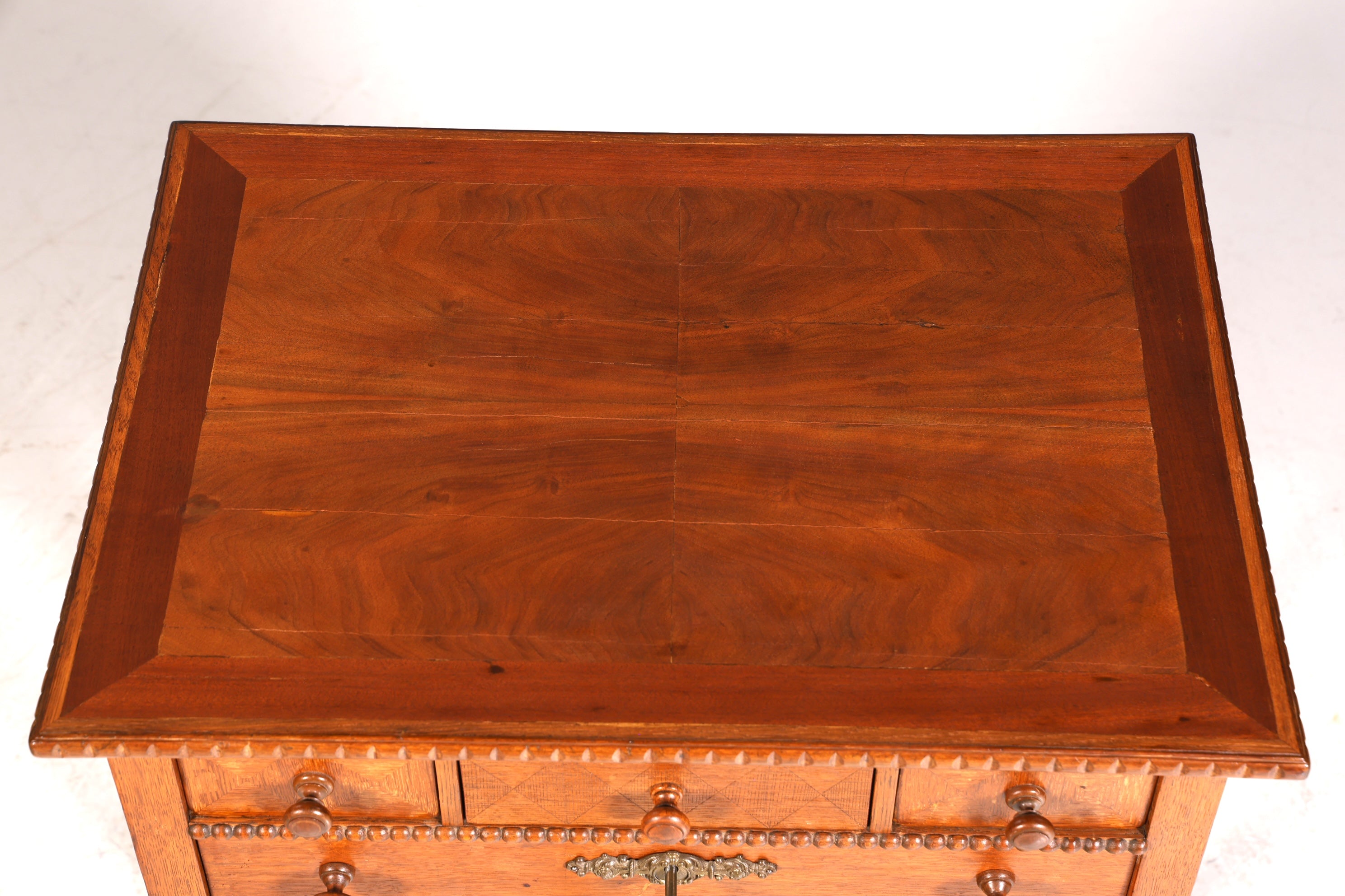 Dreamlike Gründerzeit side table, antique Art Nouveau chest of drawers circa 1880