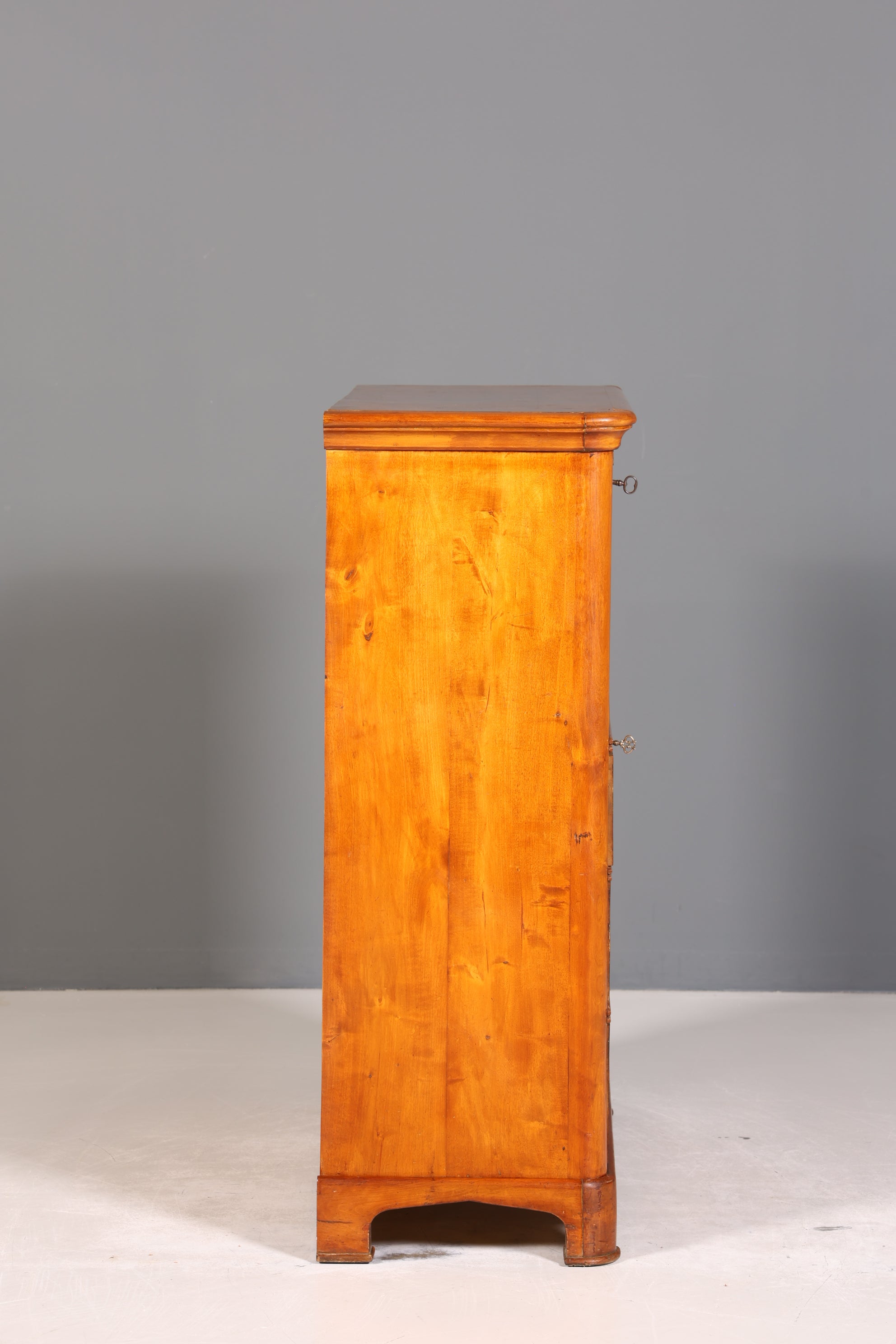 Stilvoller Biedermeier Sekretär Vertiko Louis Philippe Kommode Schubladenkommode