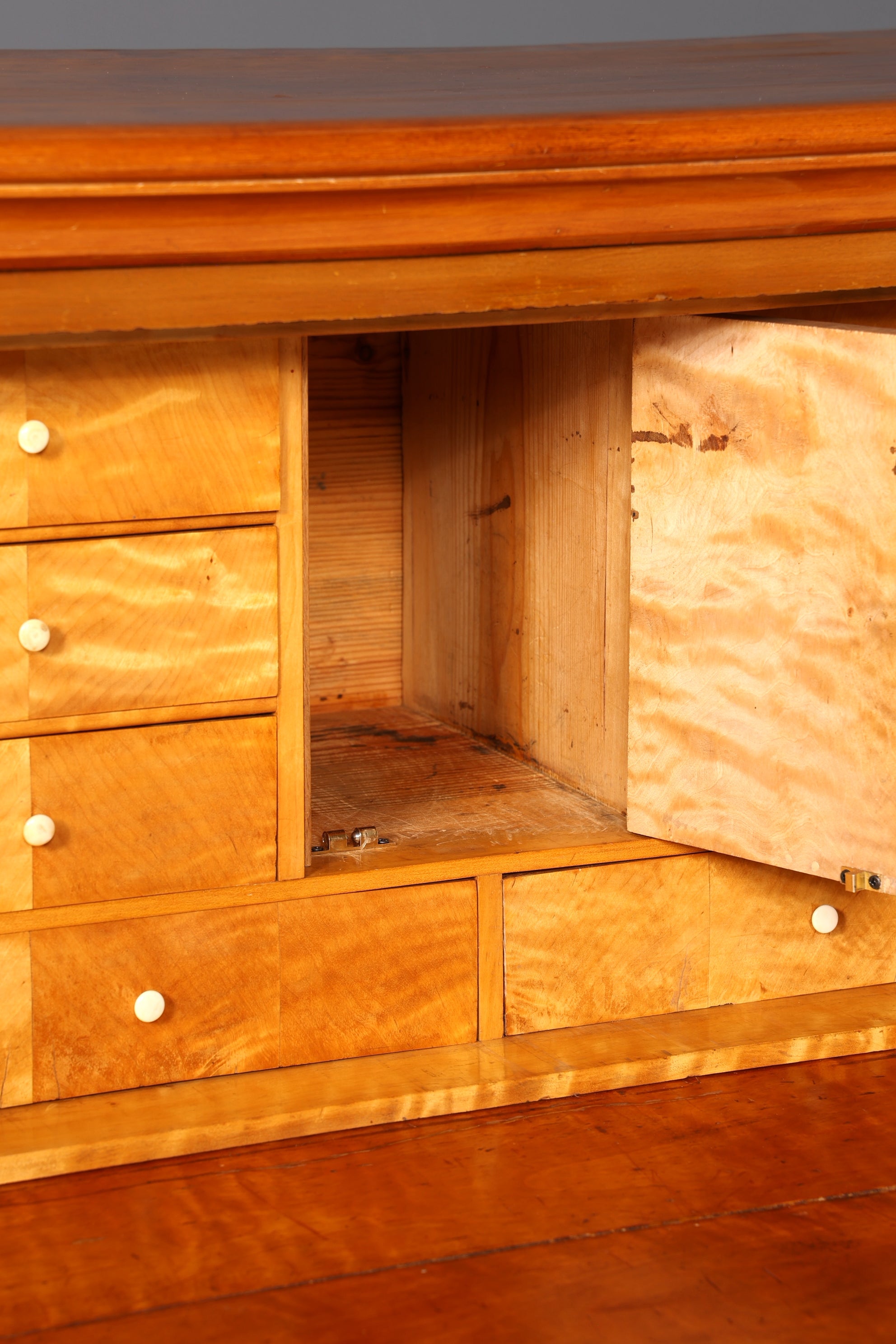 Stilvoller Biedermeier Sekretär Vertiko Louis Philippe Kommode Schubladenkommode