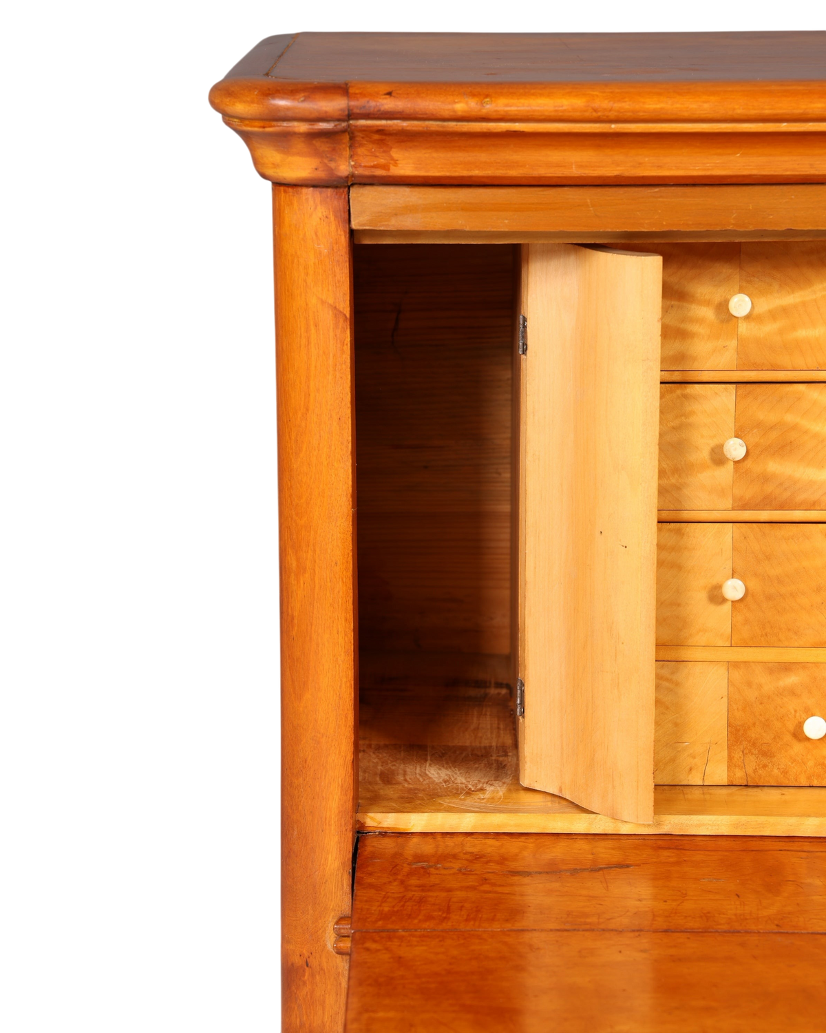 Stilvoller Biedermeier Sekretär Vertiko Louis Philippe Kommode Schubladenkommode