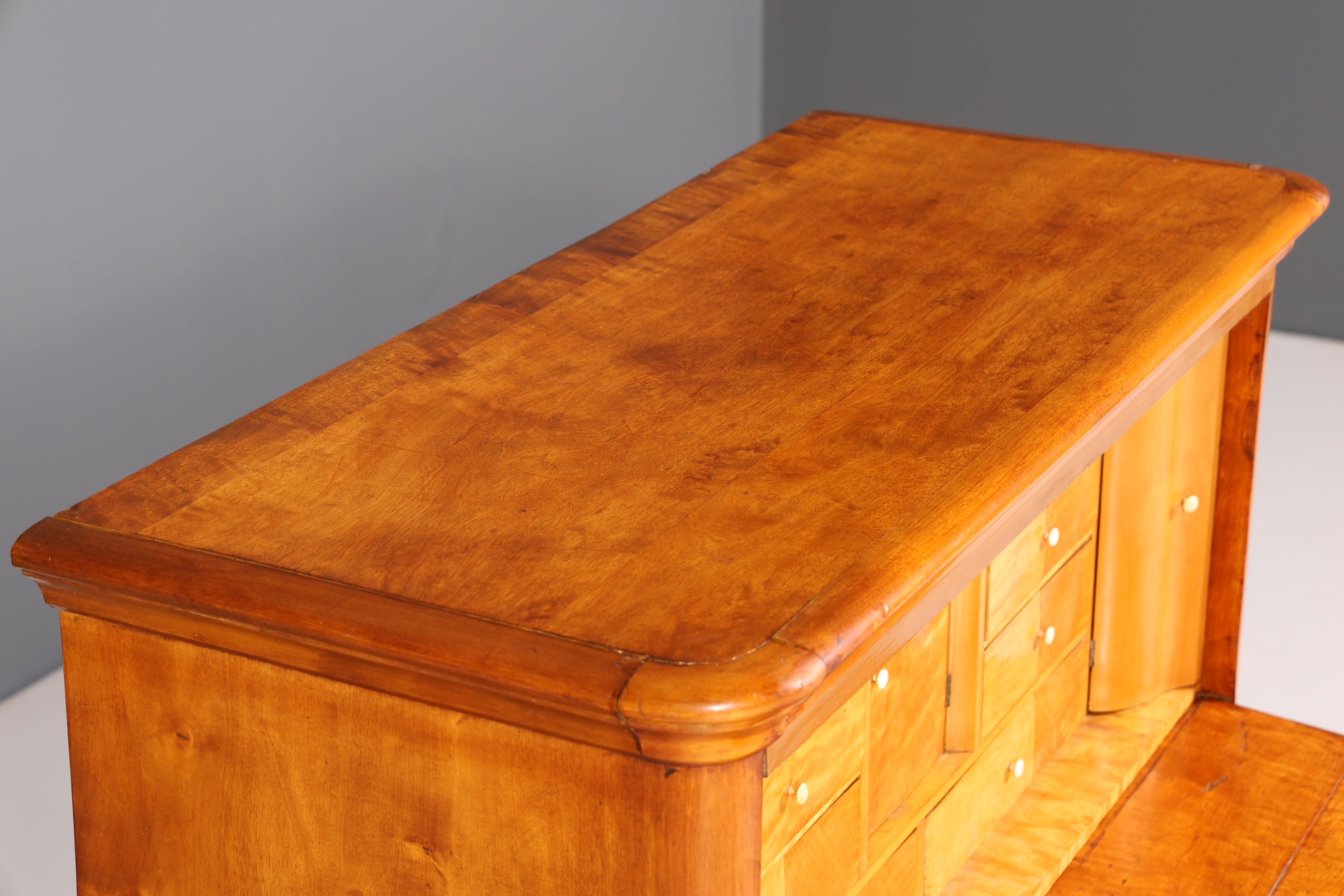 Stilvoller Biedermeier Sekretär Vertiko Louis Philippe Kommode Schubladenkommode