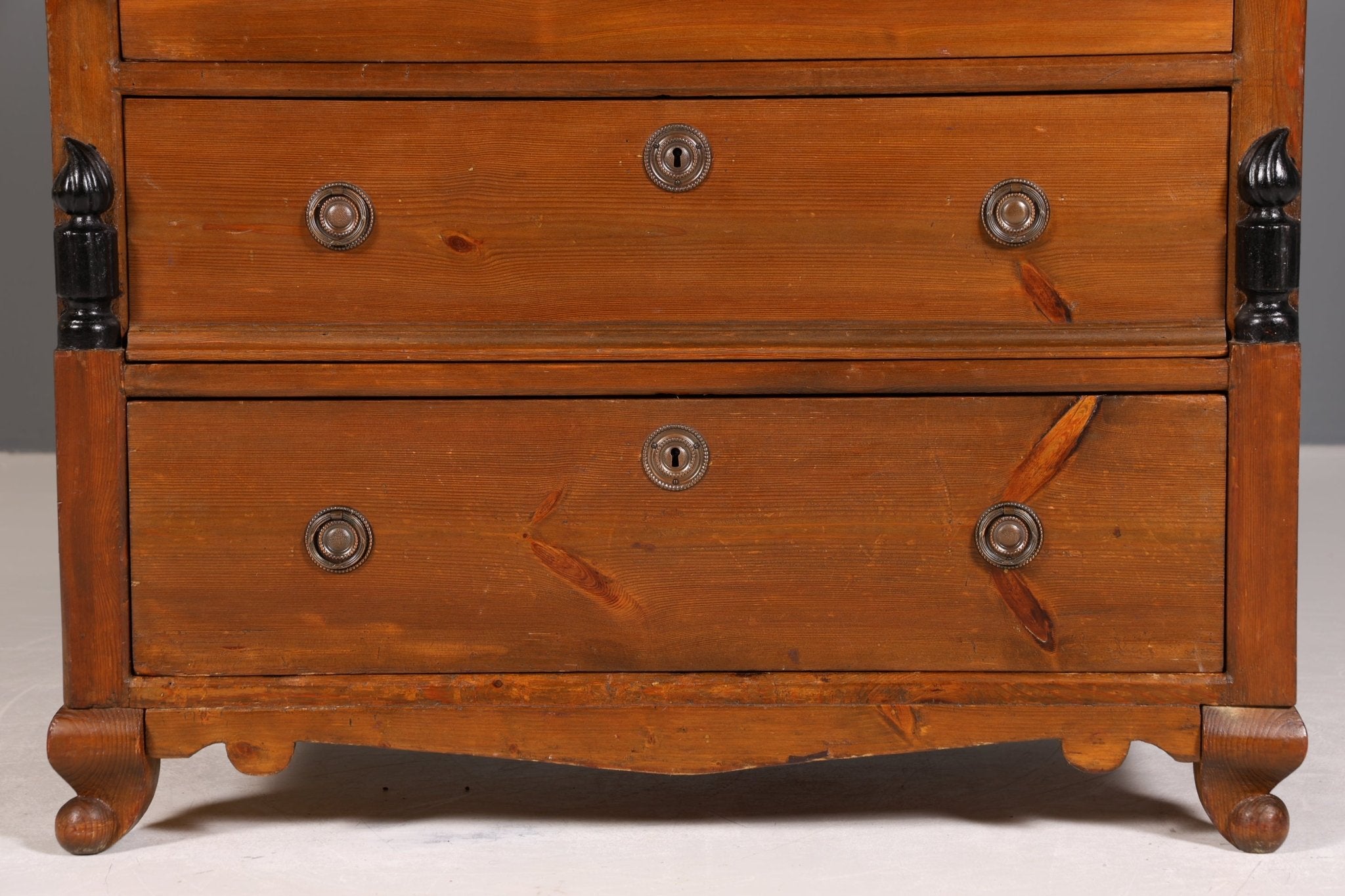 Wunderschöner Antik Sekretär um 1900 Vertiko Weichholz Kommode Landhaus Schreibkommode