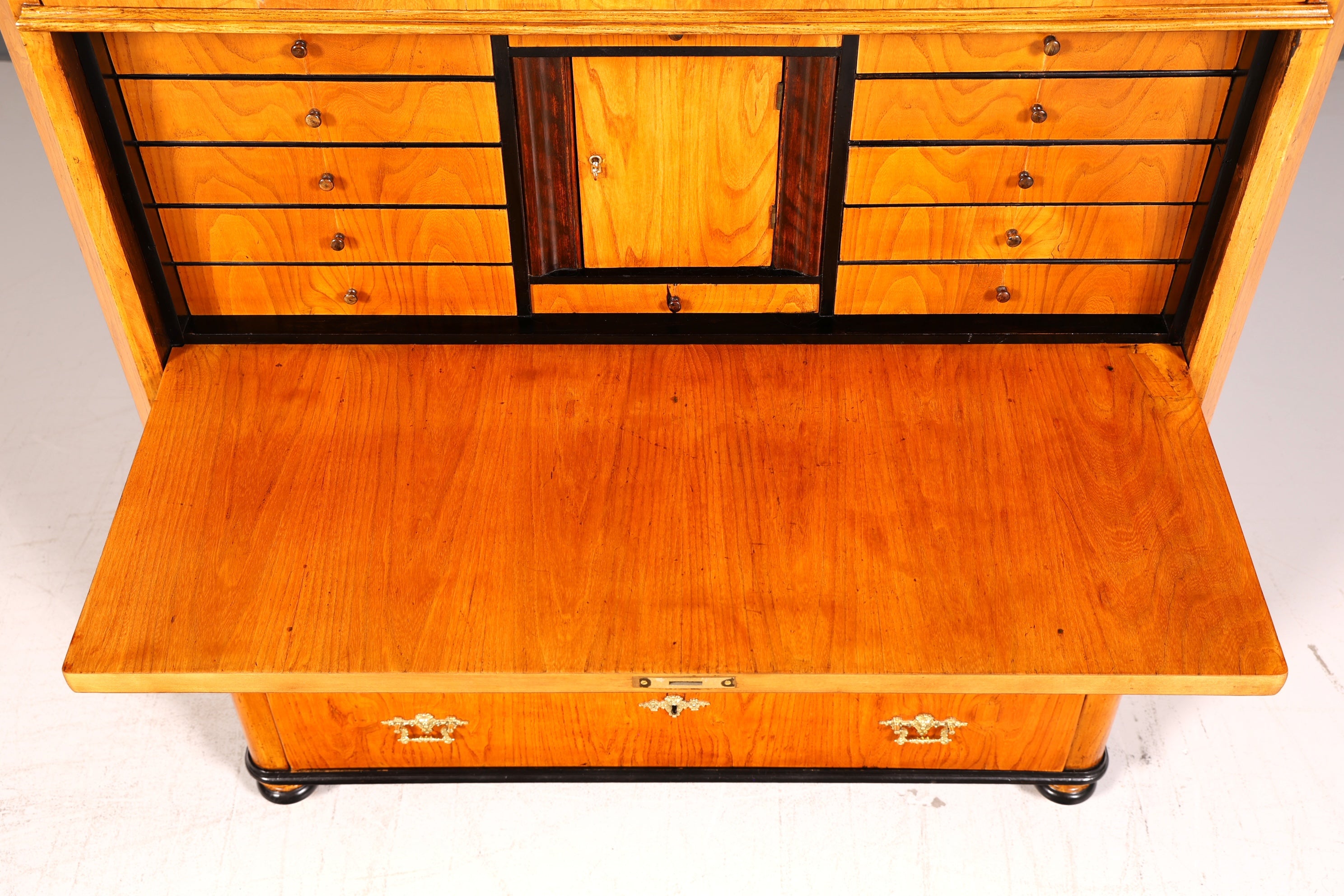 Wunderschöner Antiker Biedermeier Sekretär um 1880 Gründerzeit Echt Holz Schreibsekretär Antik