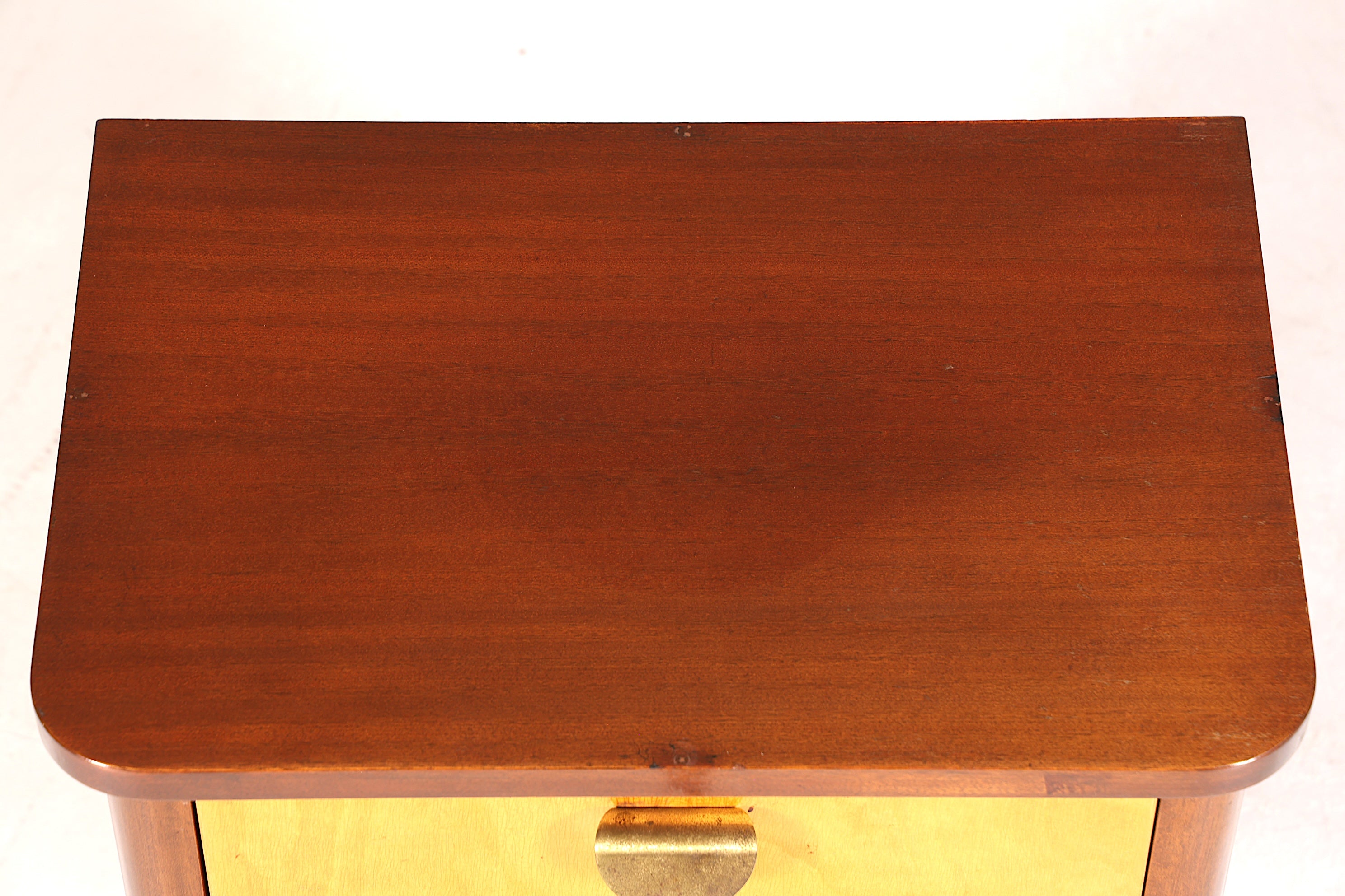 Wunderschöne Mid Century Kommode Vintage Klappschränkchen Retro Nachttisch 1 von 2