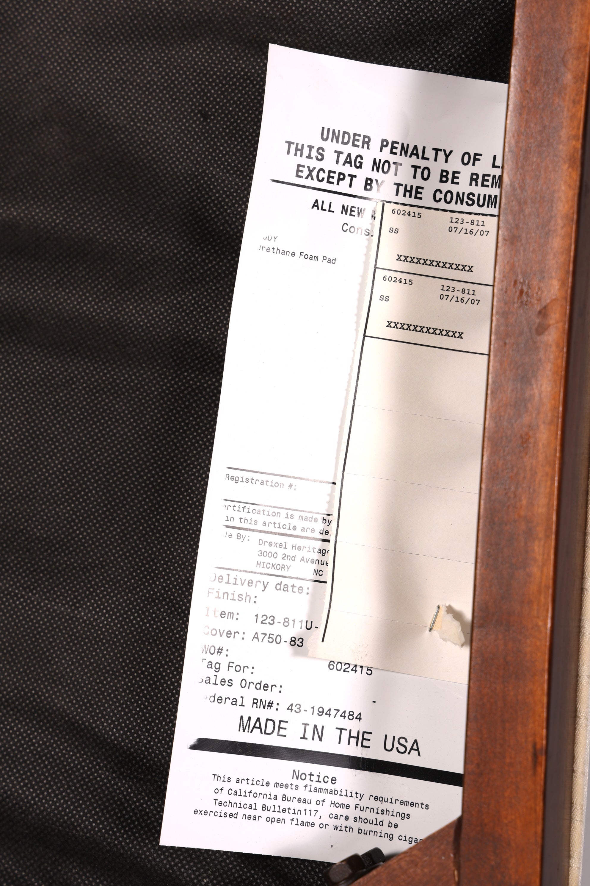 Stilvoller Original Drexel Heritage Stuhl Chippendale USA Sekretär Schreibtisch Stuhl Küchenstuhl 1 von 3