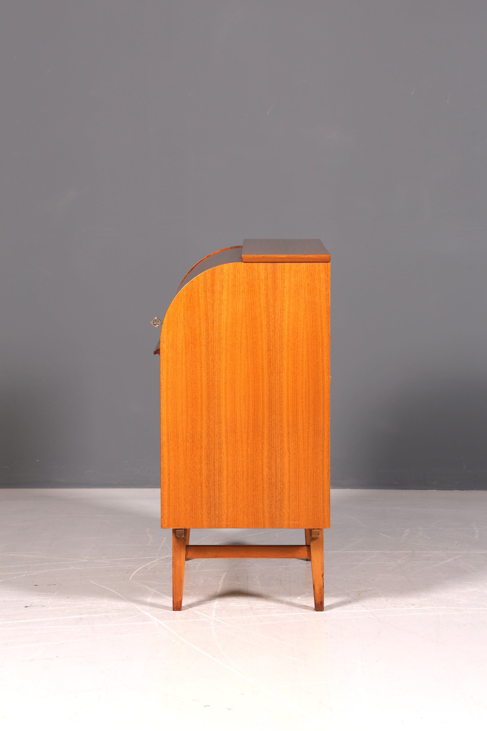 Wunderschöner Mid Century Rollladen Sekretär Danish Design Schreibkommode 60er Jahre Vintage