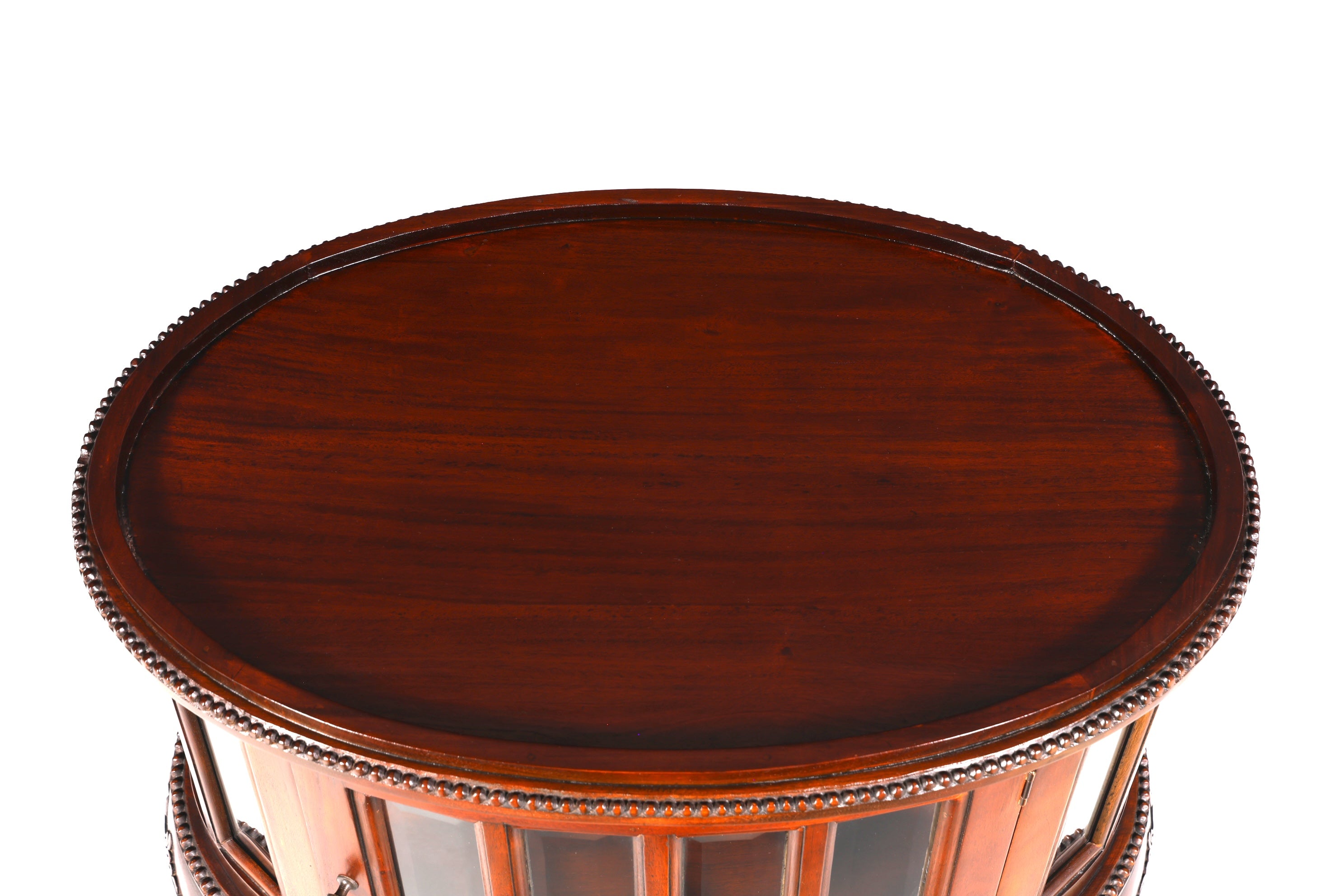 Wunderschöner filigraner Chippendale Barschrank echt Holz Teeschrank im Jugendstil Vitrine