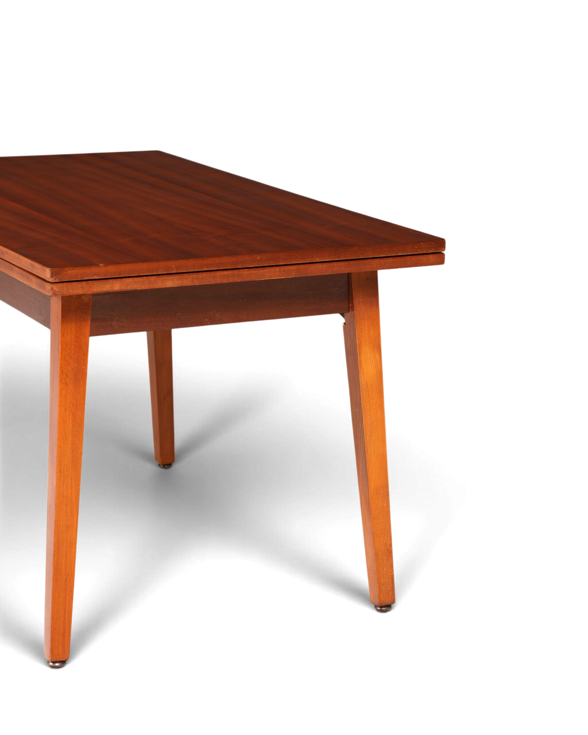 Hauptstadt Möblerei Mid Century Esstisch aus Echtholz im 60er Jahre Design mit höhenverstellbarer Funktion