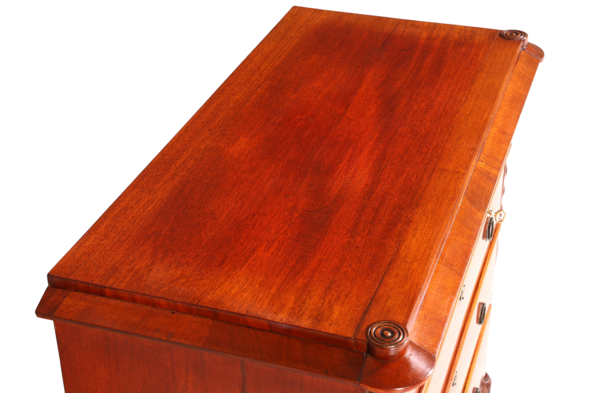 Stilvolle Biedermeier Kommode Louis Philippe Antik Schubladen Kommode Wäschekommode