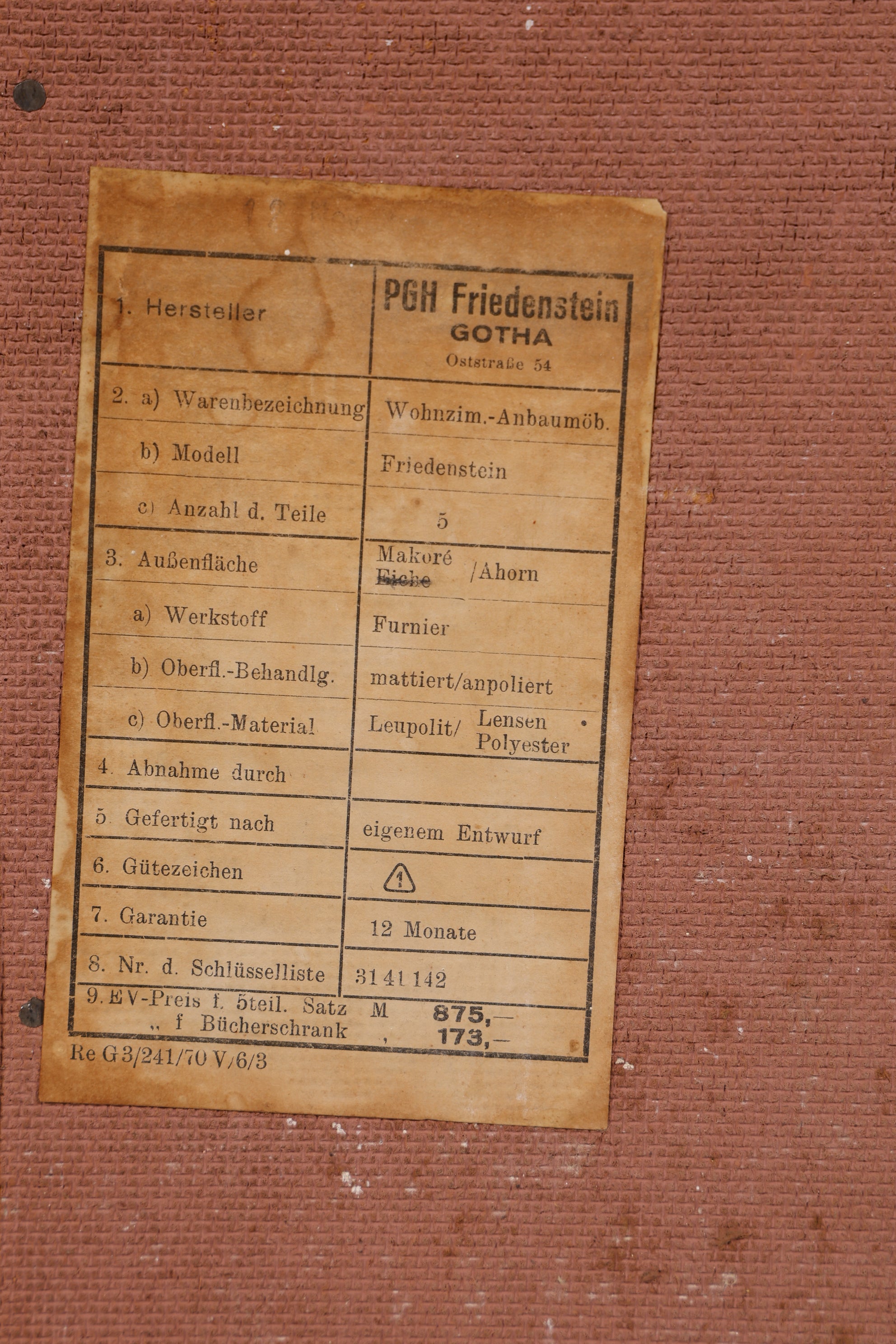 Wunderschöner Mid Century Schrank 60er Jahre Bücherregal Aktenschrank Wäscheschrank 1 von 2