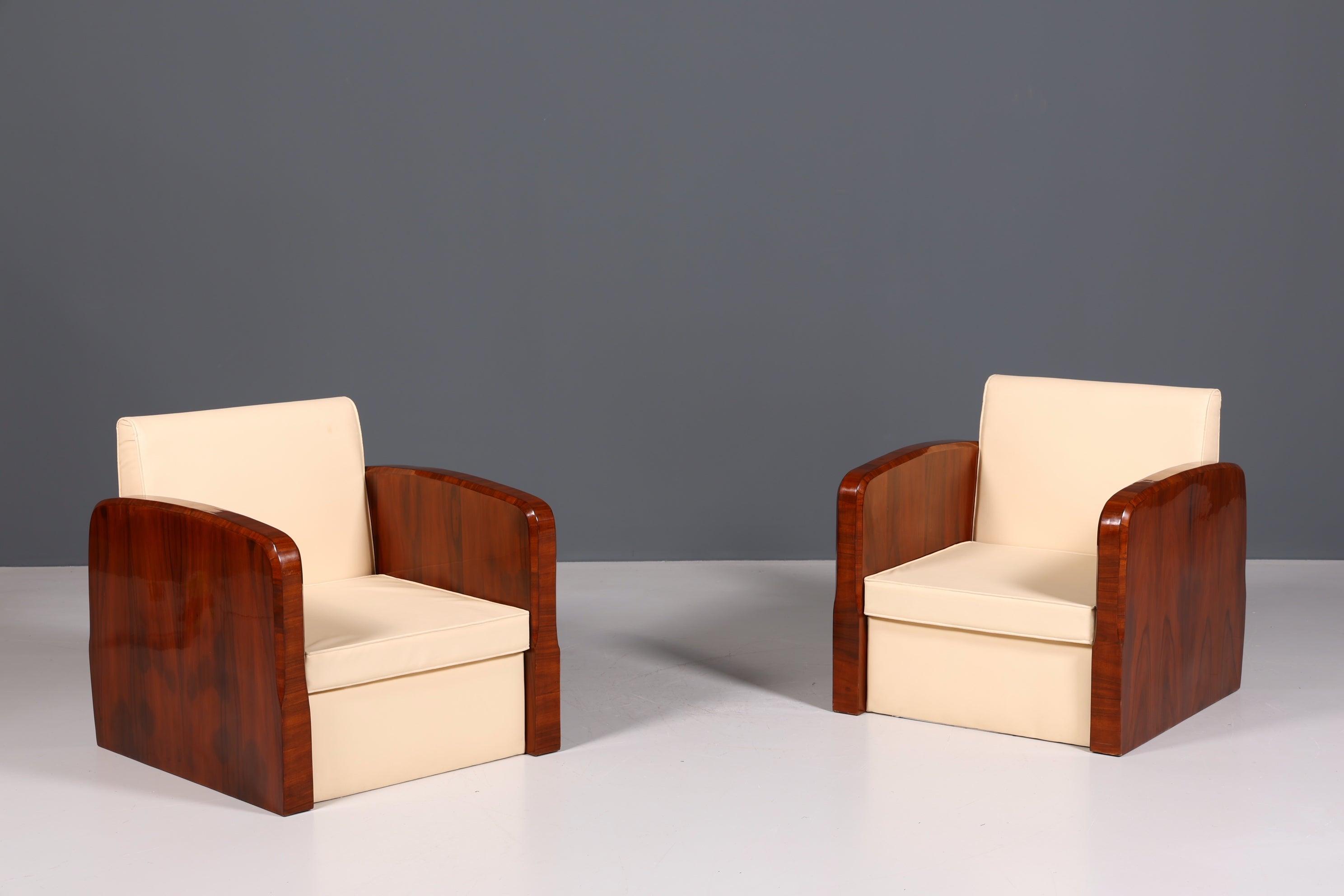 Wunderschöner Art Deco Design Sessel Clubsessel Armlehnsessel 1 von 2