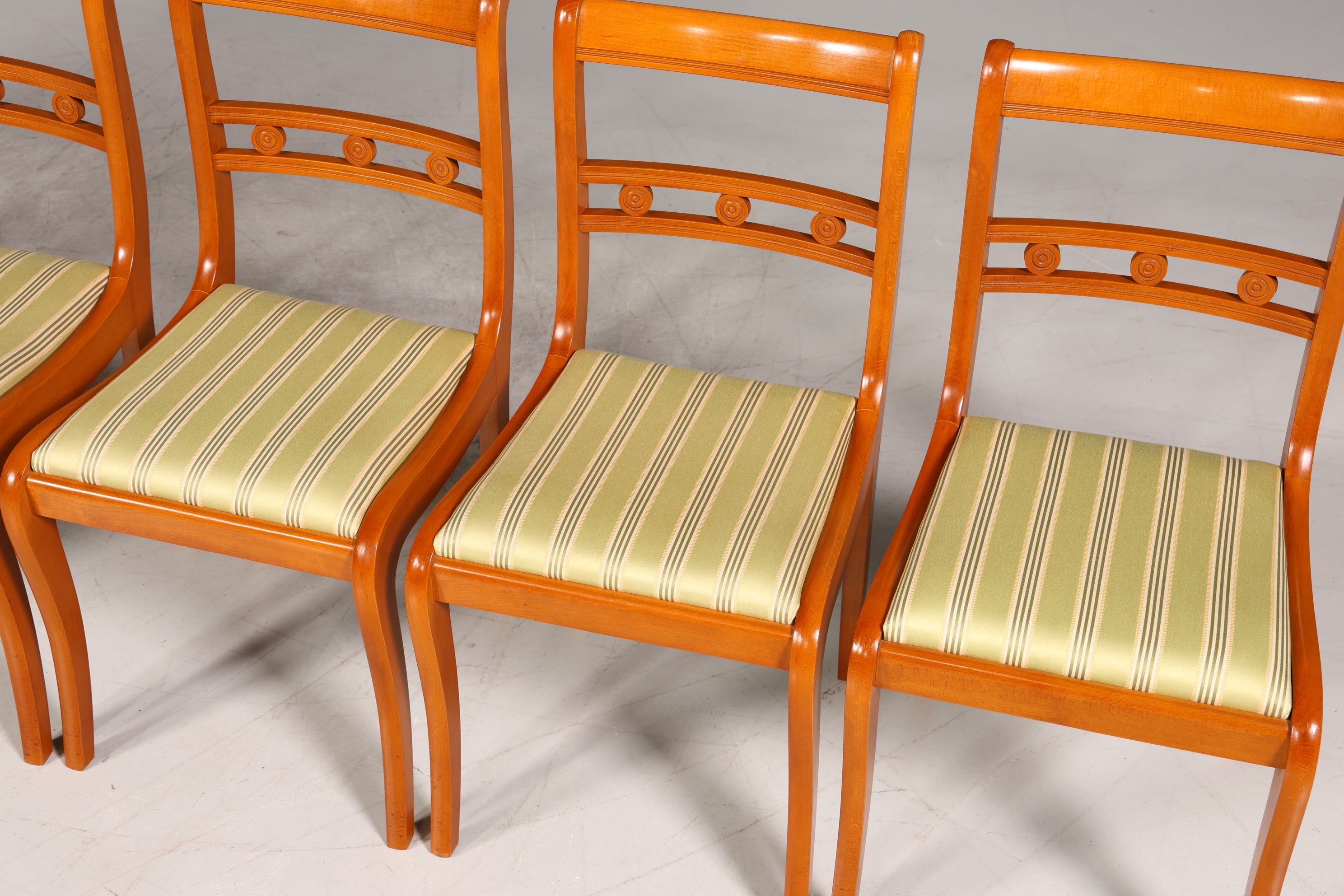 6x Edle Englische Stühle Englisch Dining Chairs Antik 60er Jahre Küchenstühle Stuhlset