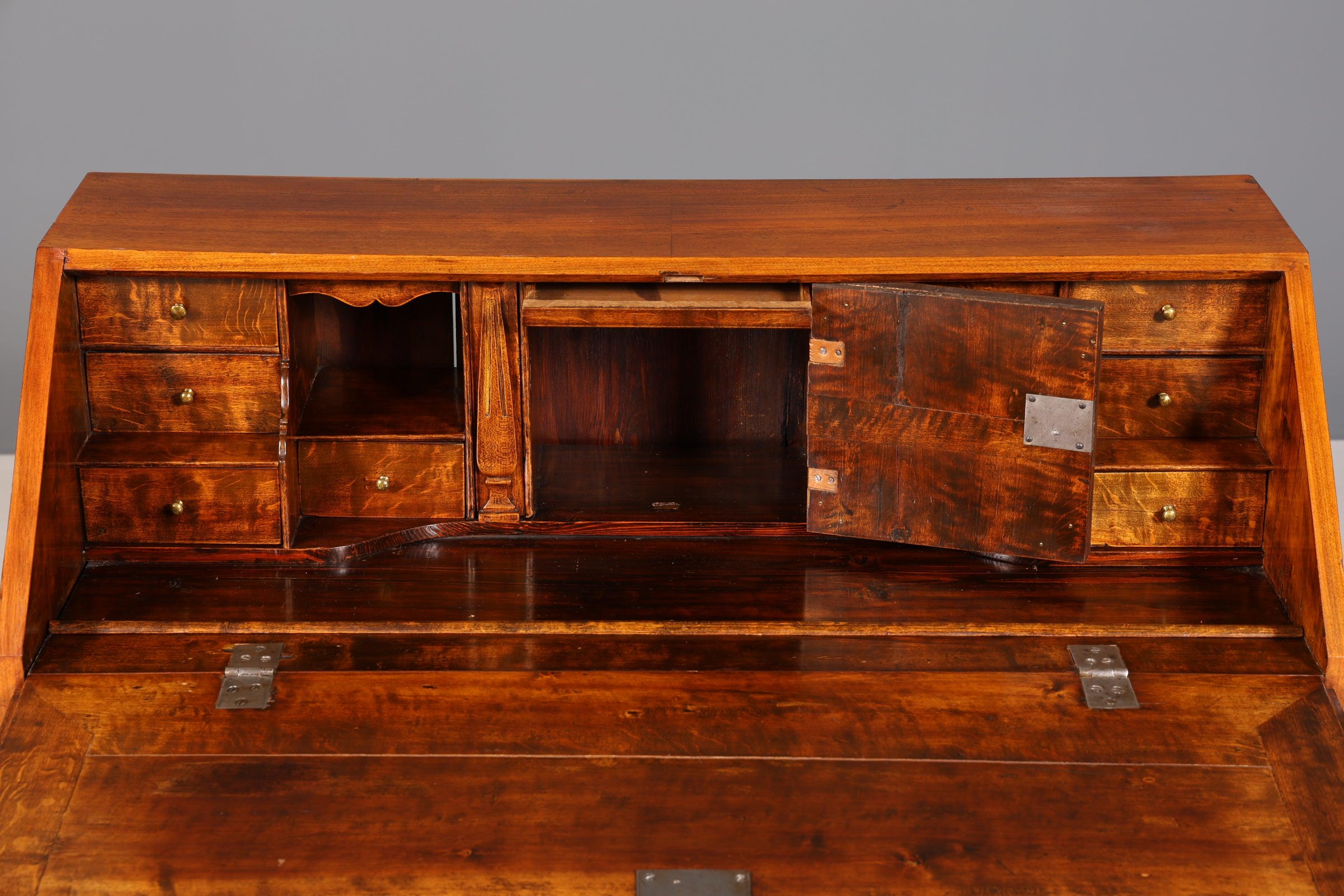 Wunderschöner Englischer Sekretär echt Holz Schreibkommode UK Antik Schreibtisch Kommode