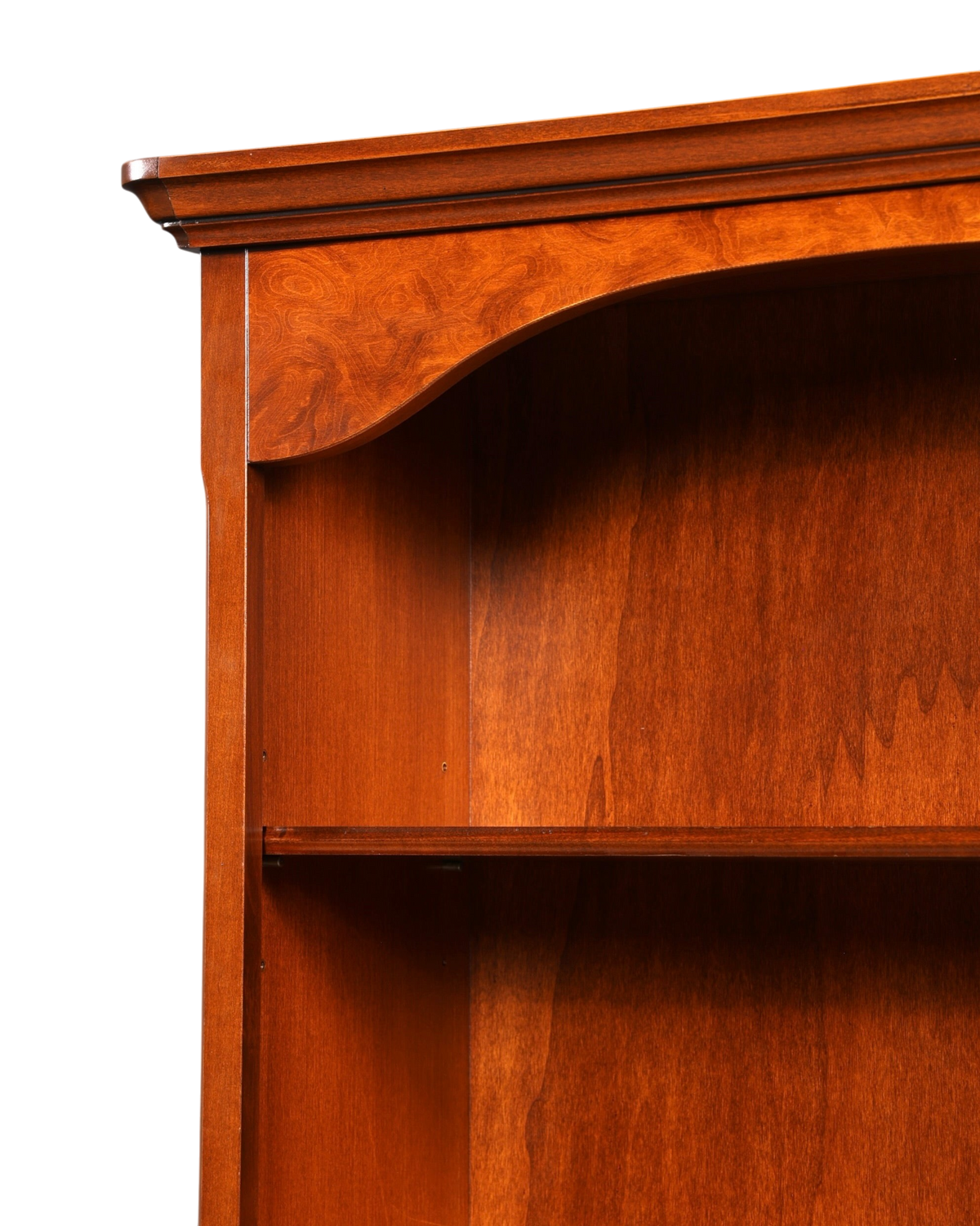 Hauptstadt Möblerei H860 Regal in Selva Holzoptik mit klassischem Design und geschwungenem Zierbogen